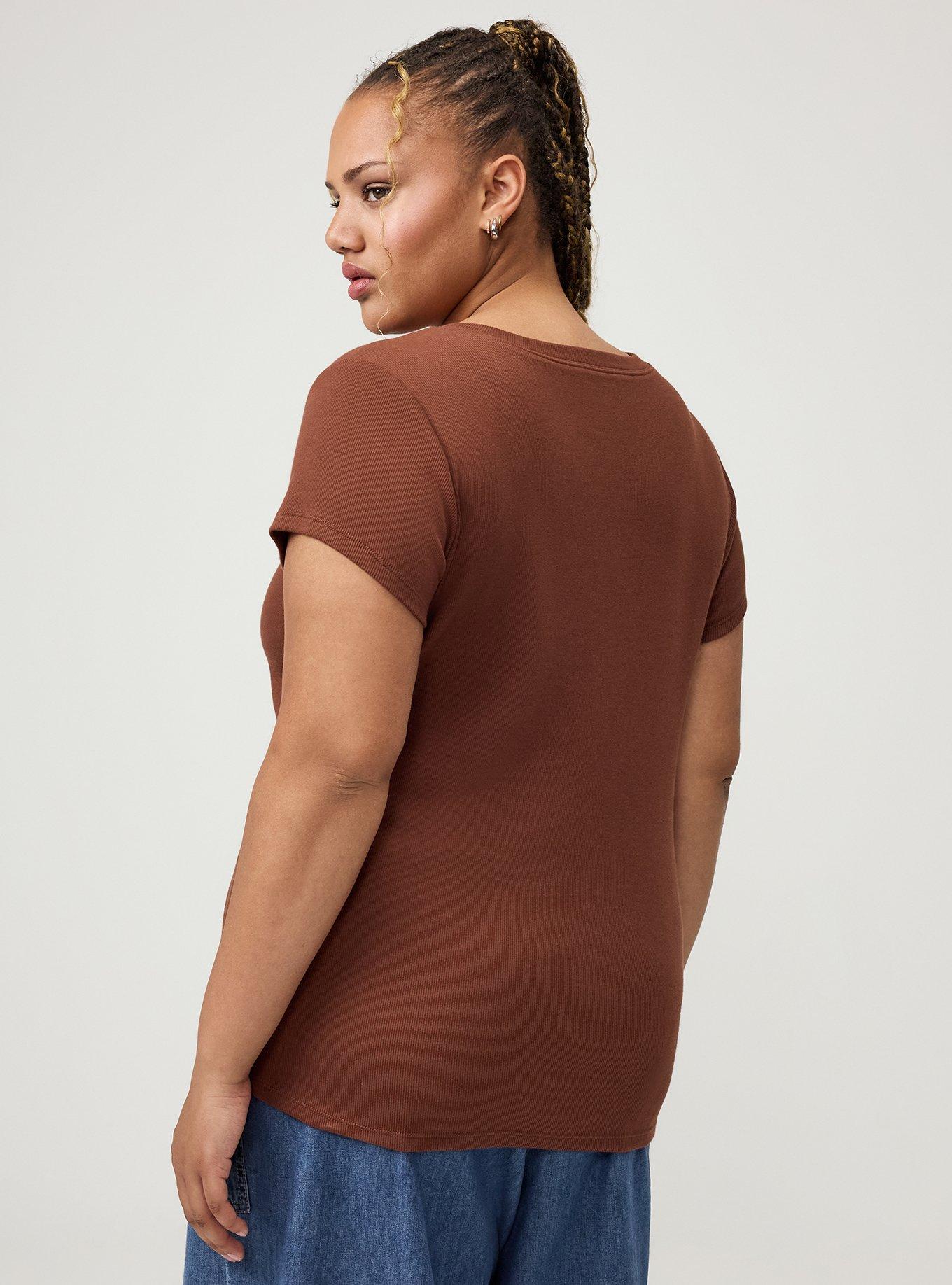 Heritage Rib Crew Tee, CAPPUCCINO, alternate