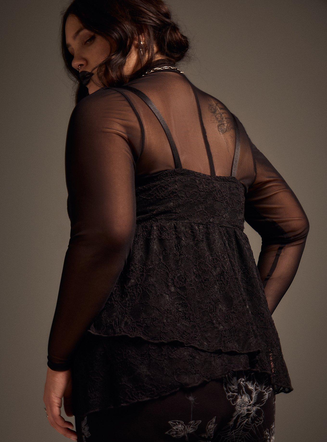 Nightfall Lace Babydoll Cami