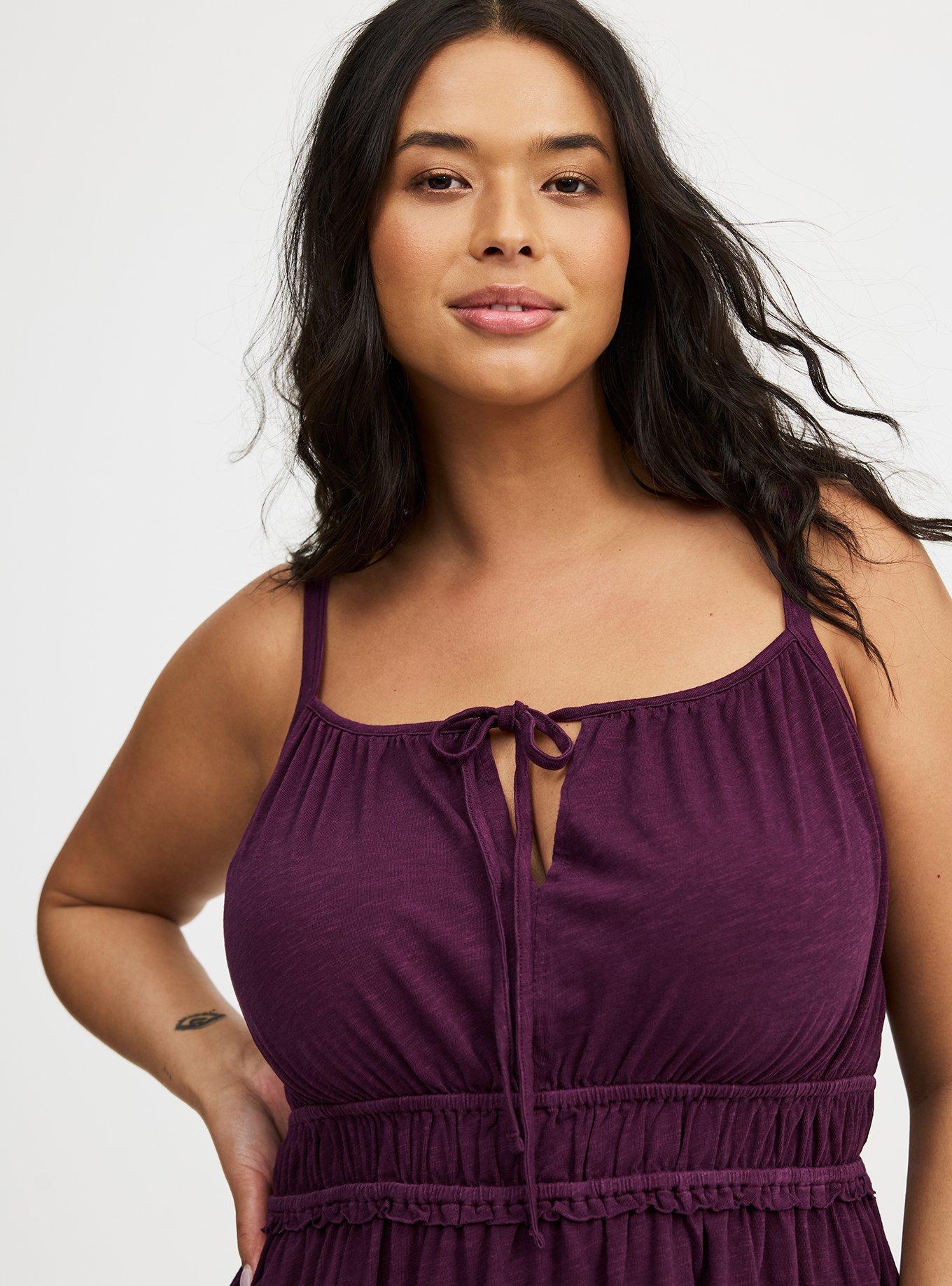 Drawstring Cami Babydoll Top
