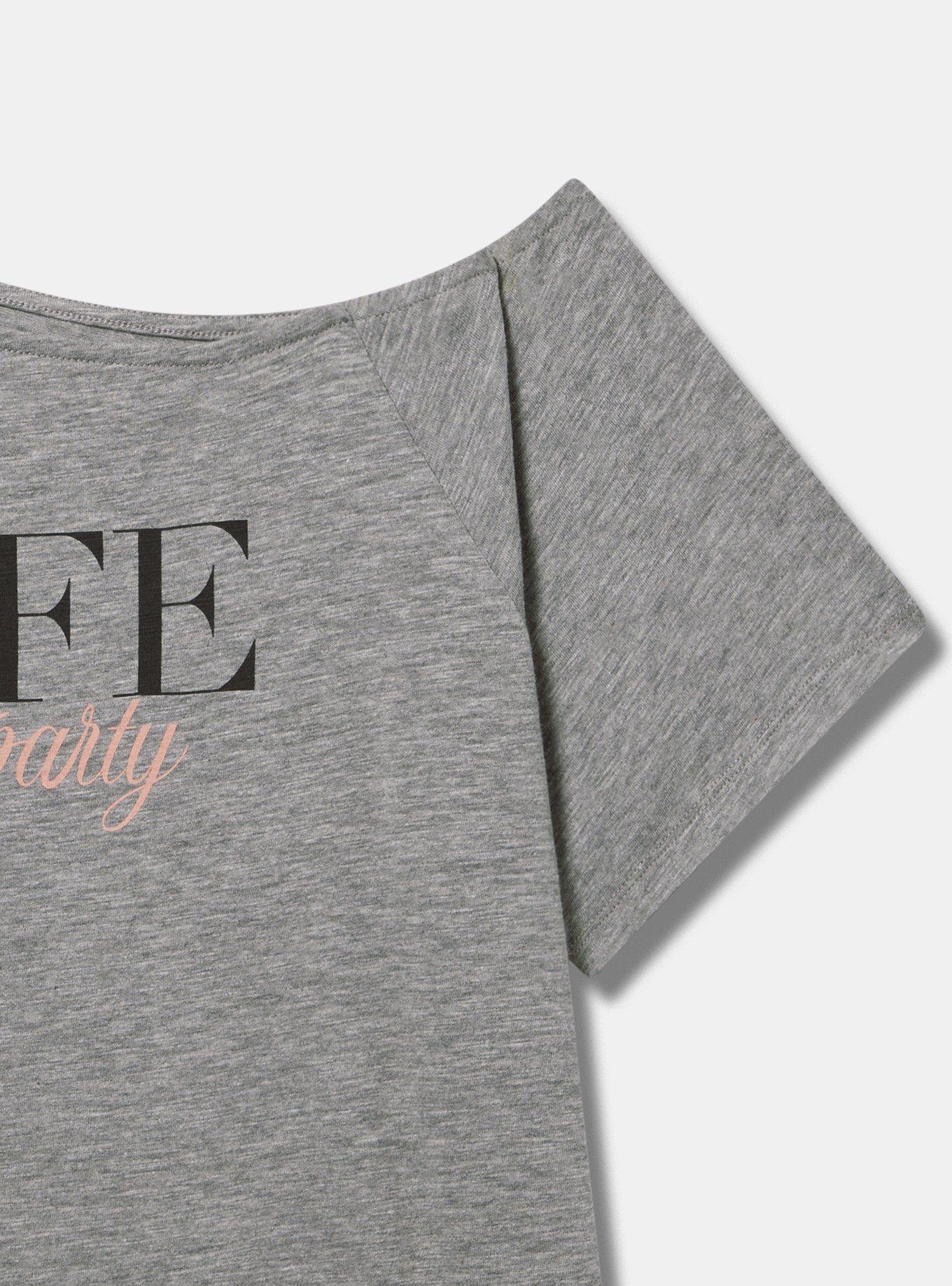 Wife Cotton Off-Shoulder Tee