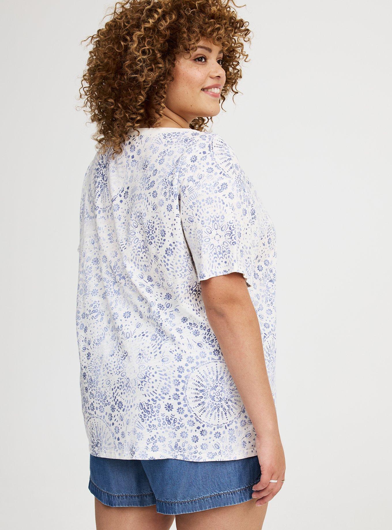 Heritage Slub Relaxed V-Neck Tee