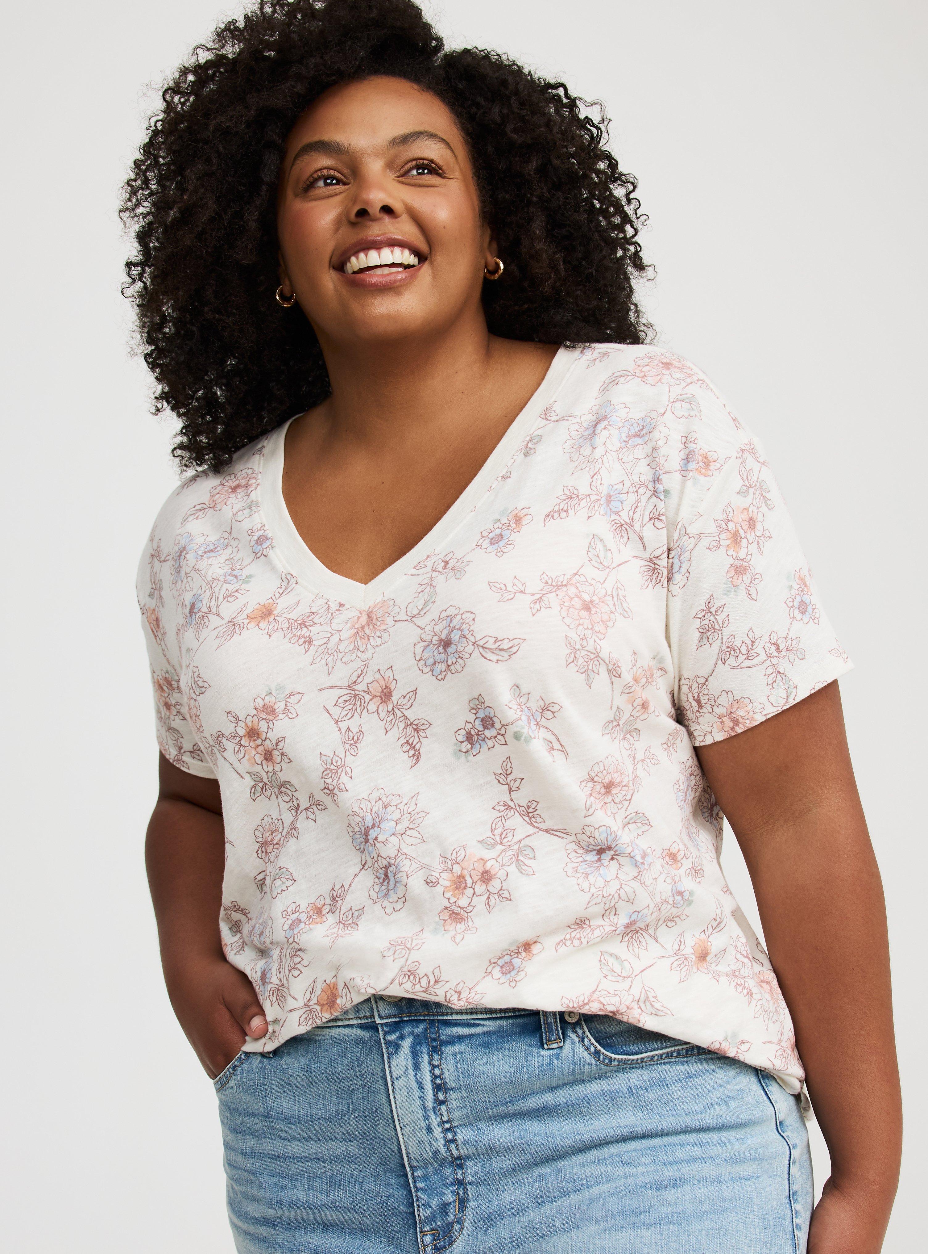Heritage Slub Relaxed V-Neck Tee