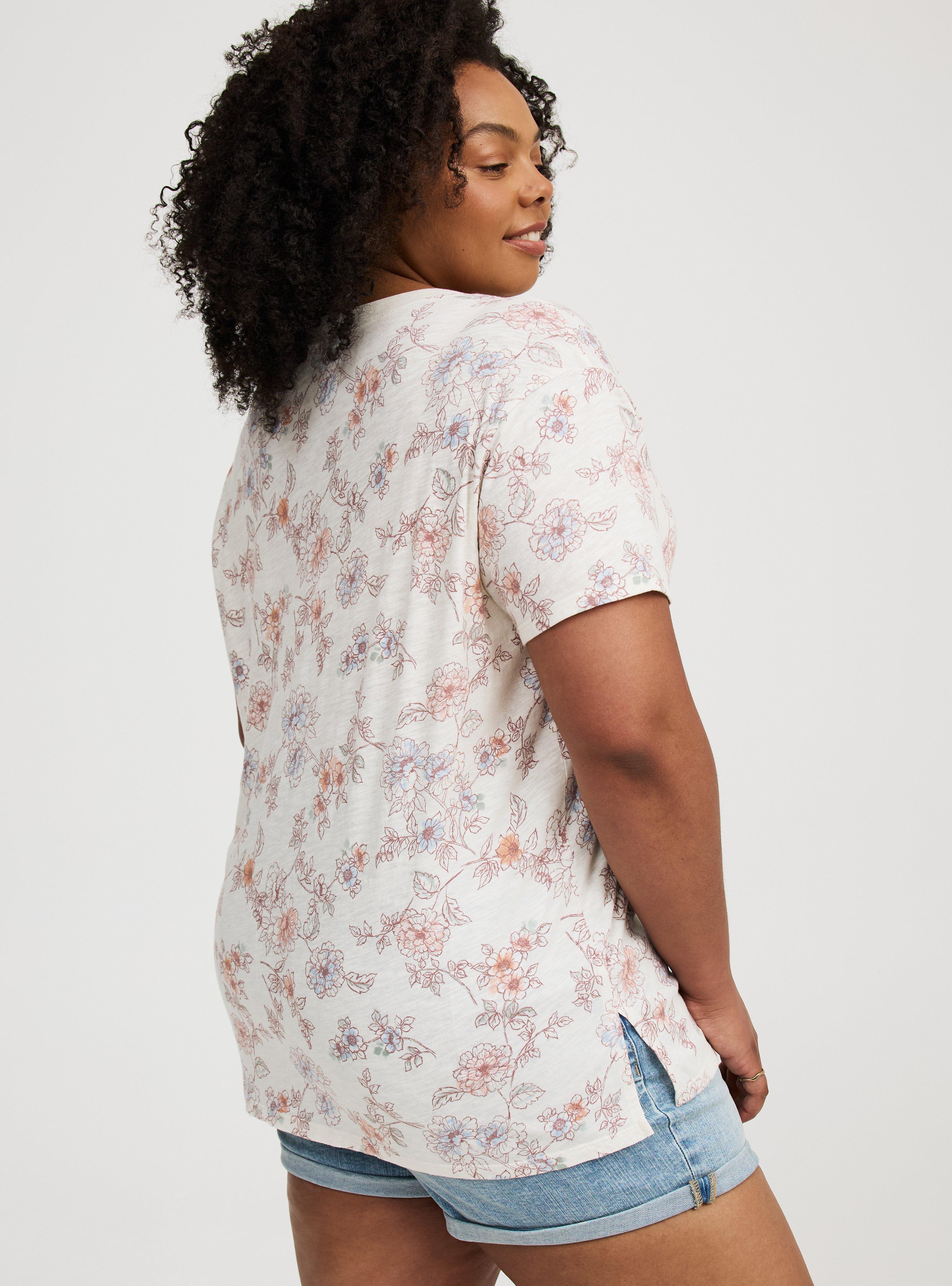 Heritage Slub Relaxed V-Neck Tee