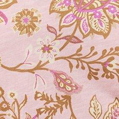 Heritage Slub V-Neck Relaxed Tee, ANNABELLE JACOBEAN PINK, swatch