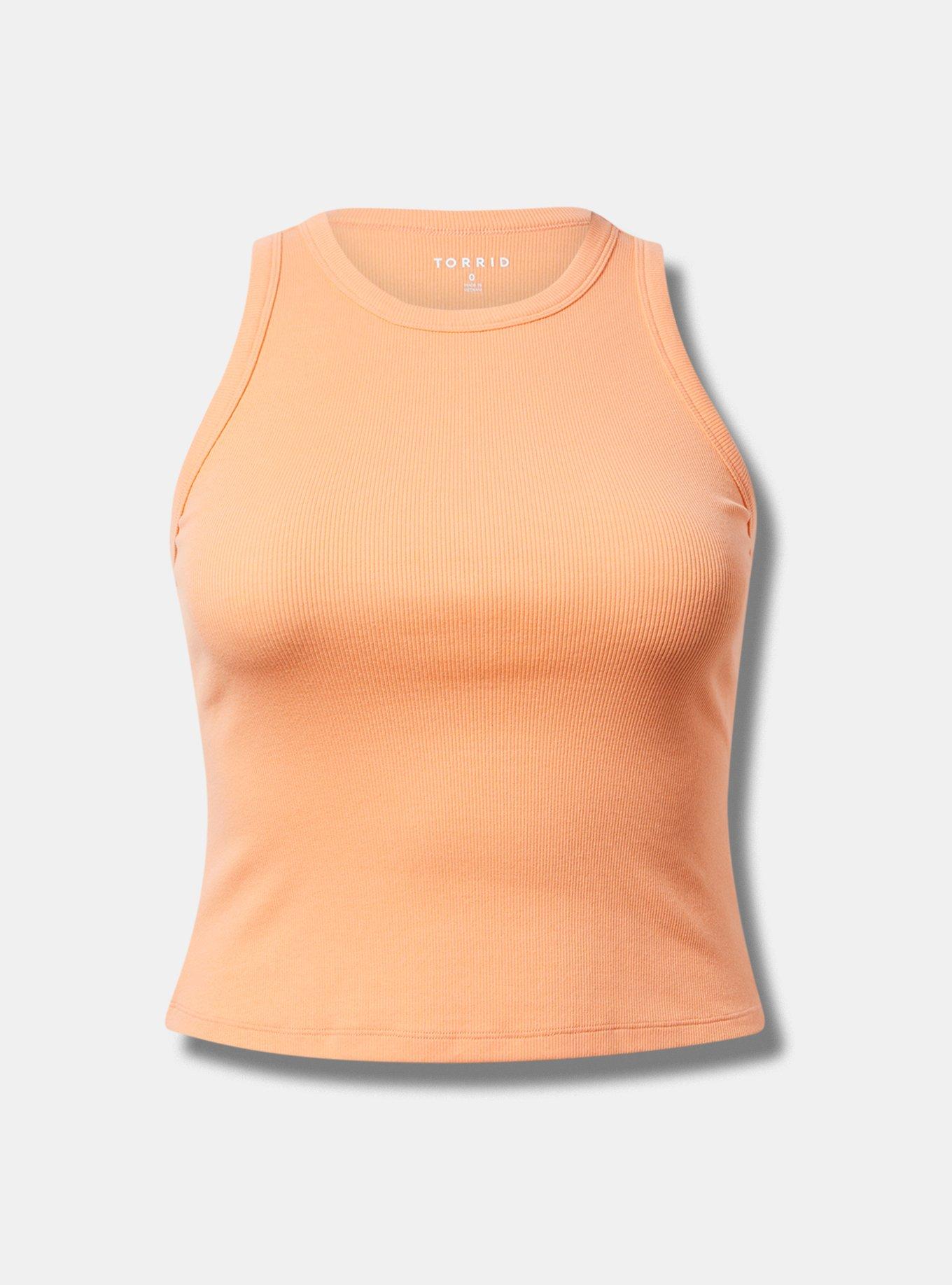 Heritage Rib High-Neck Crop Tank