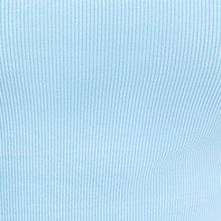 Plus Size Heritage Rib High-Neck Crop Tank, NEON LEGION BLUE, swatch