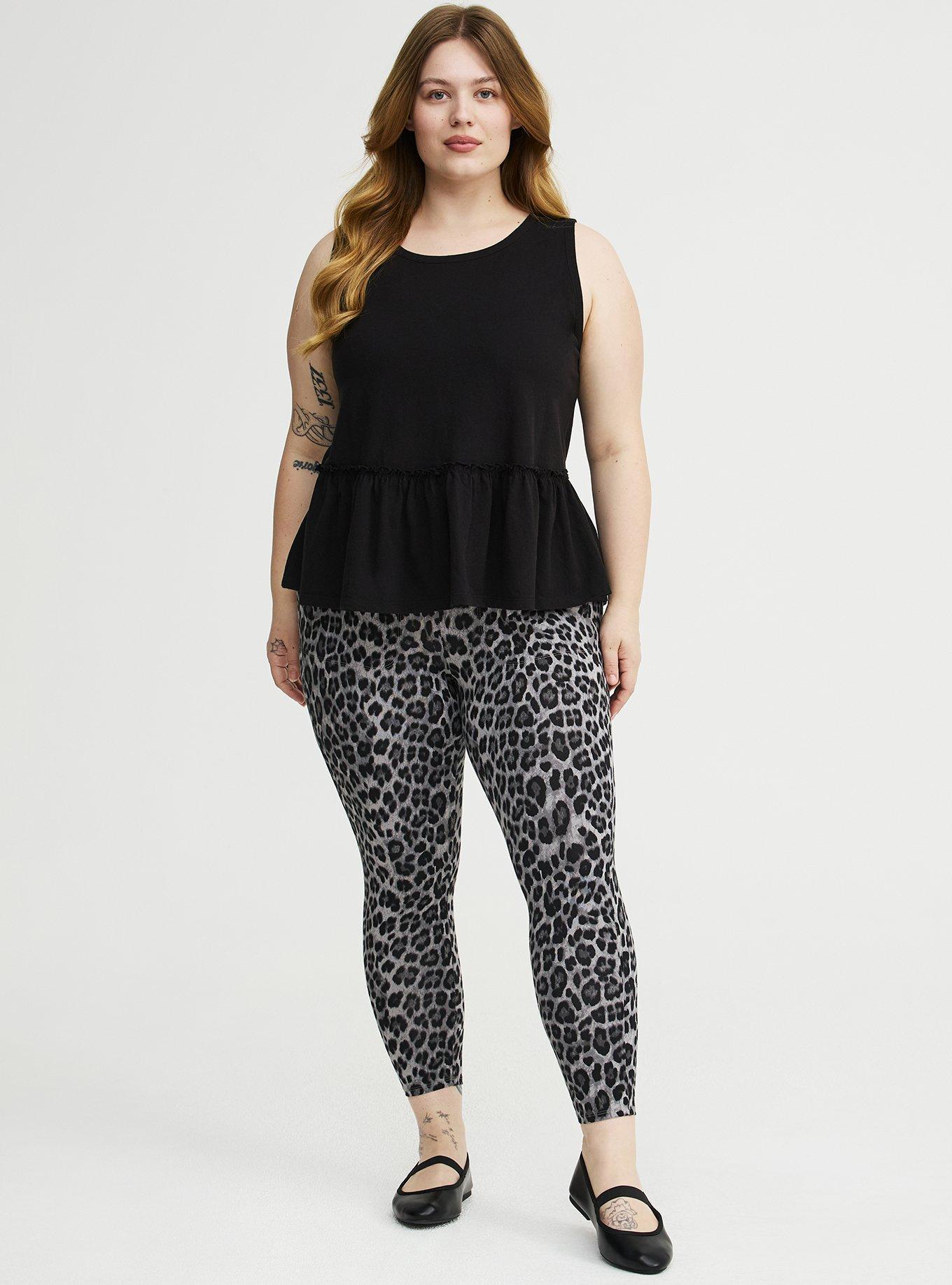 Cotton Crew Babydoll Top, DEEP BLACK, alternate