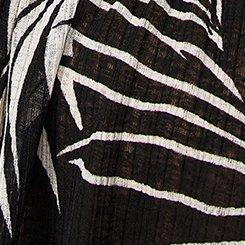 Cap Sleeve Peasant Top, TROPICAL STAND DEEP BLACK, swatch