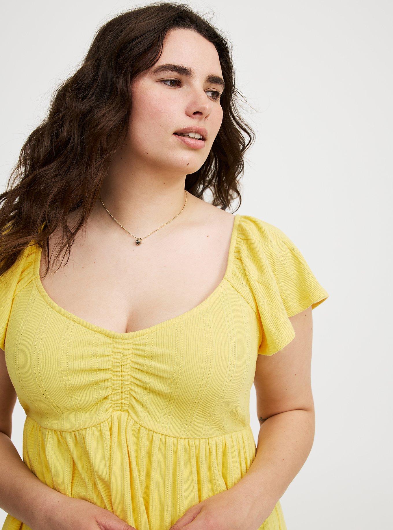 Sweetheart Flutter Sleeve Babydoll