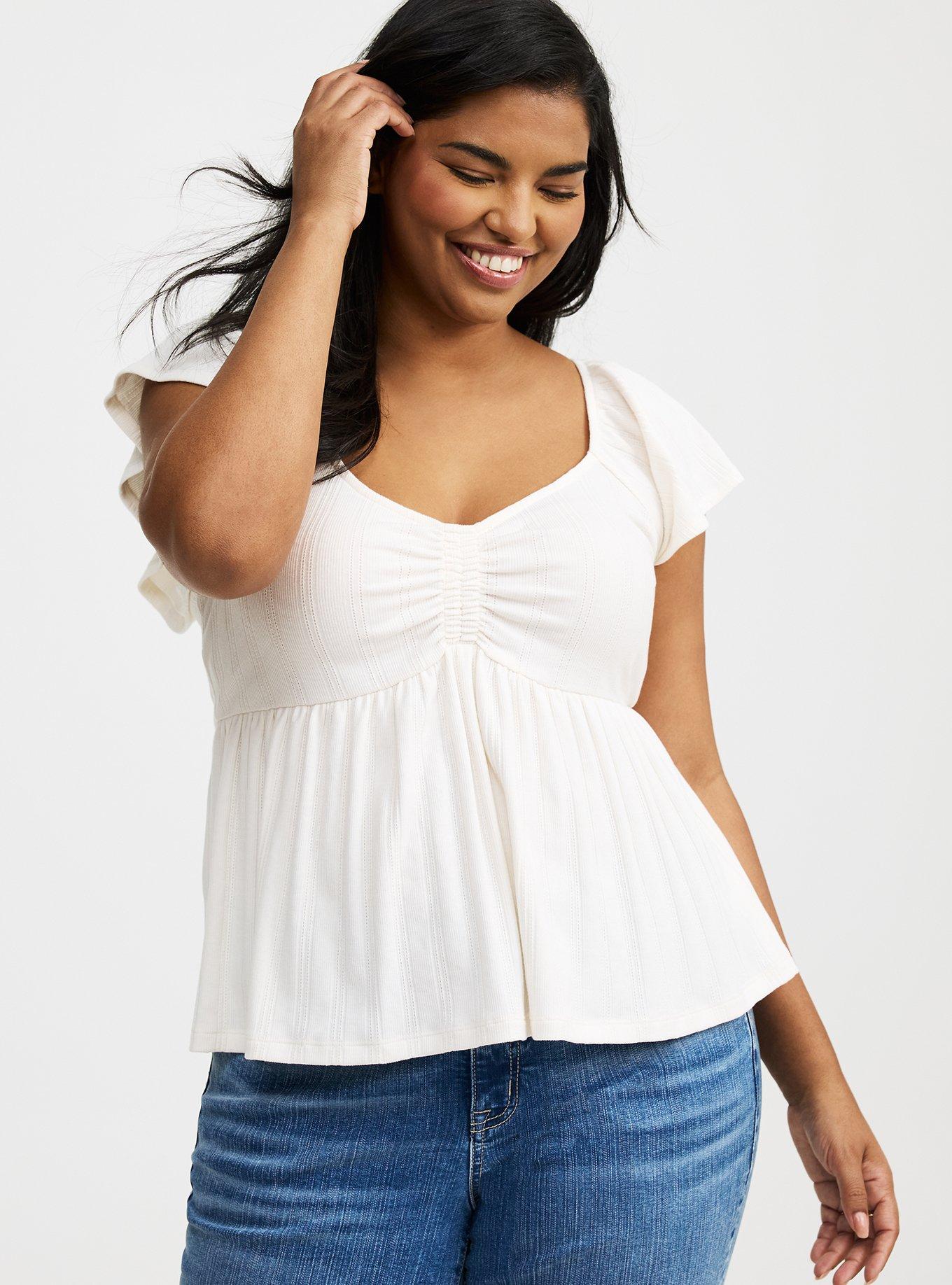 Sweetheart Flutter Sleeve Babydoll
