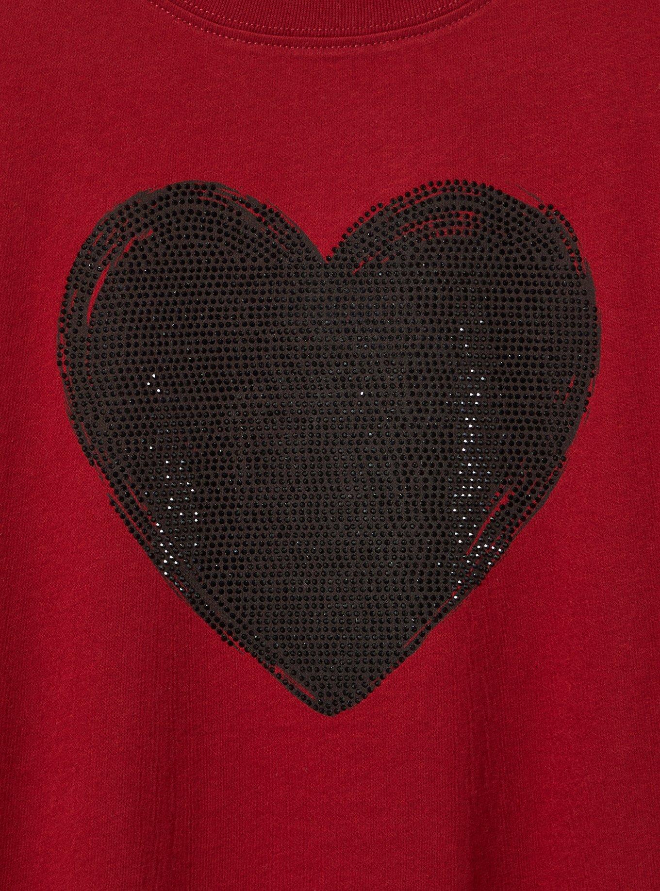 BRUSH HEART CLASSIC FIT HERITAGE JERSEY CREW TEE
