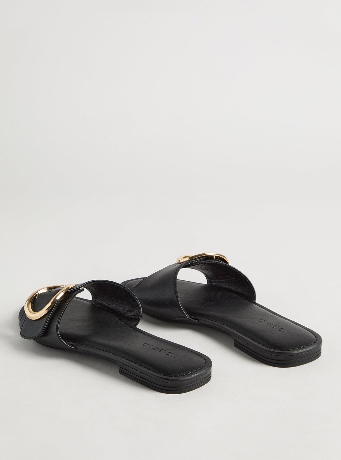 Buckle Slide Sandal (WW)