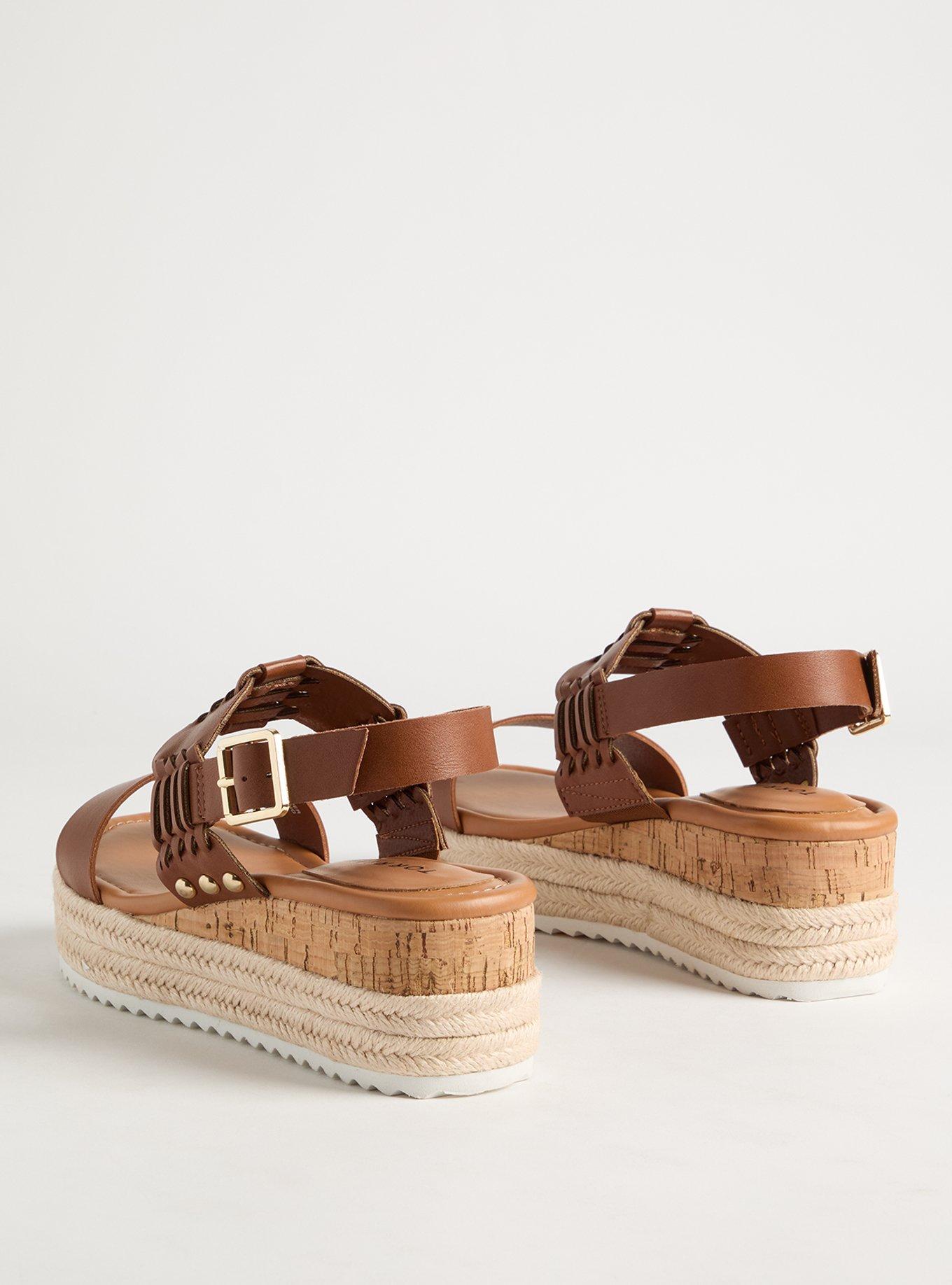 Double Strap Woven Platform Sandal (WW)