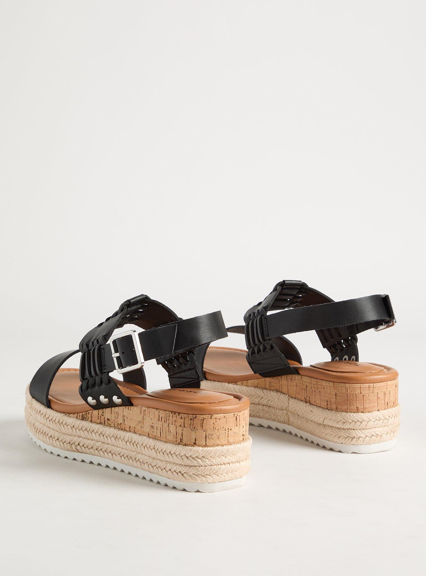 Double Strap Woven Platform Sandal (WW)