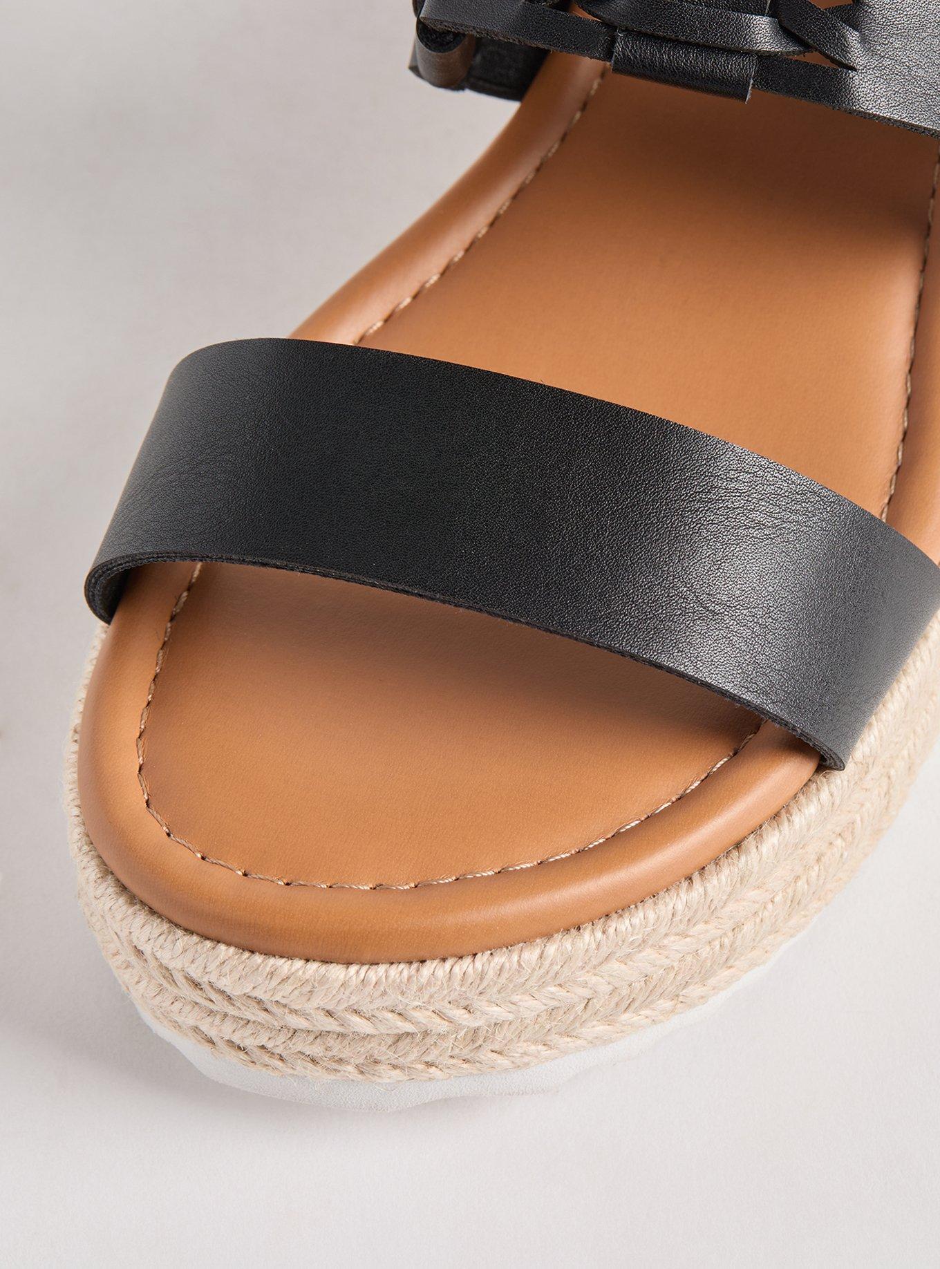 Double Strap Woven Platform Sandal (WW)
