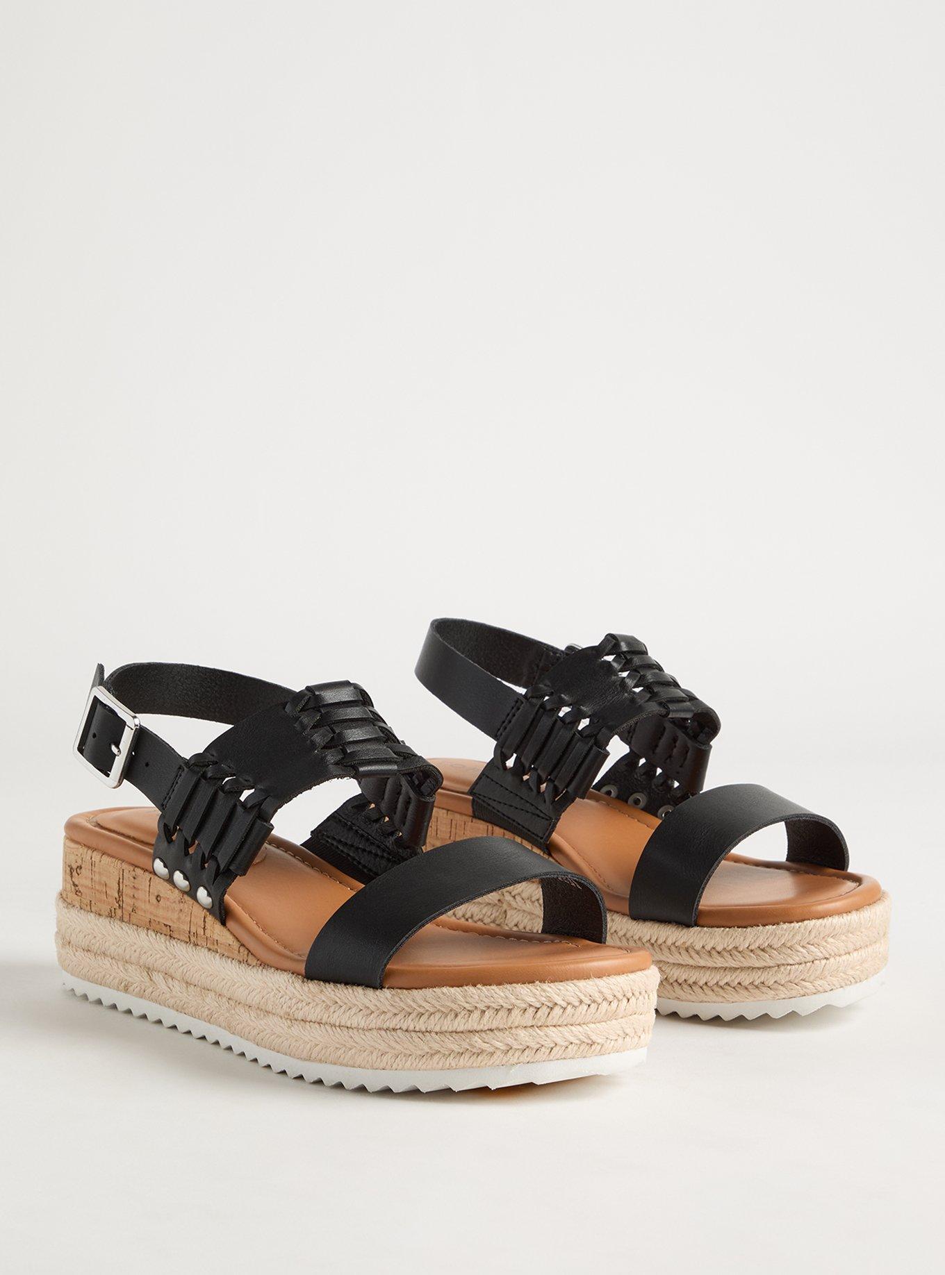 Double Strap Woven Platform Sandal (WW)