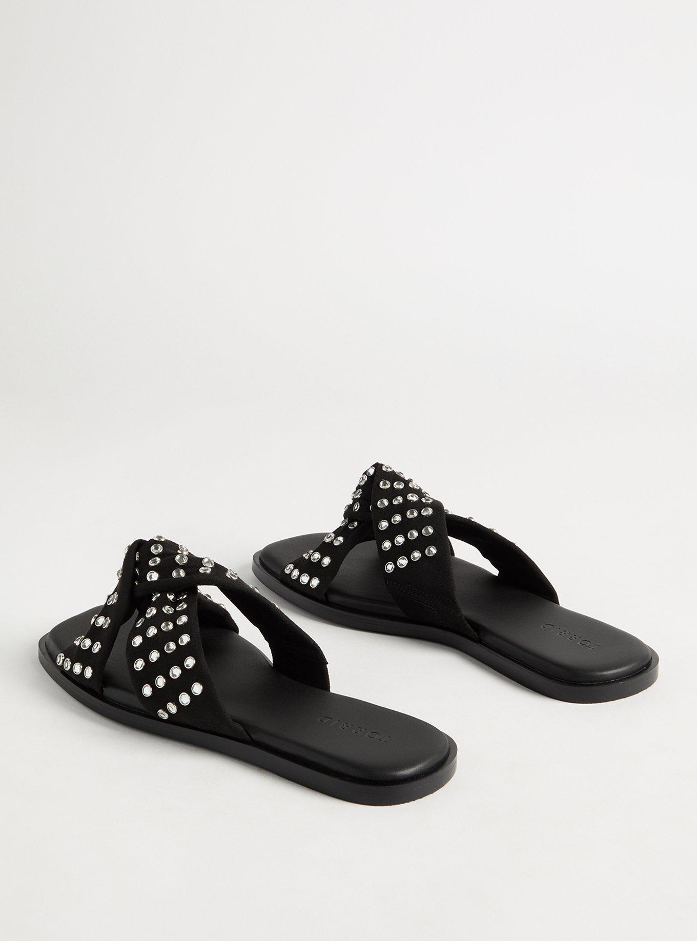 Rhinestone Knot Slide (WW)