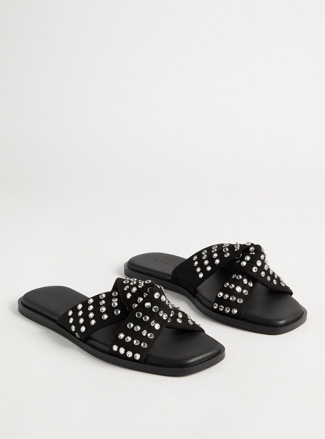 Rhinestone Knot Slide (WW)