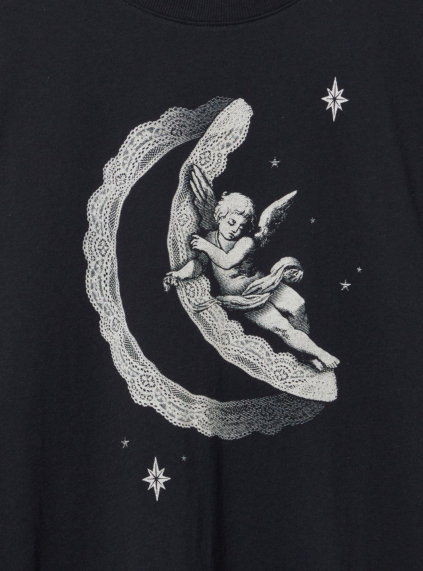 Lace Cherub Oversized Heritage Jersey Tunic Tee