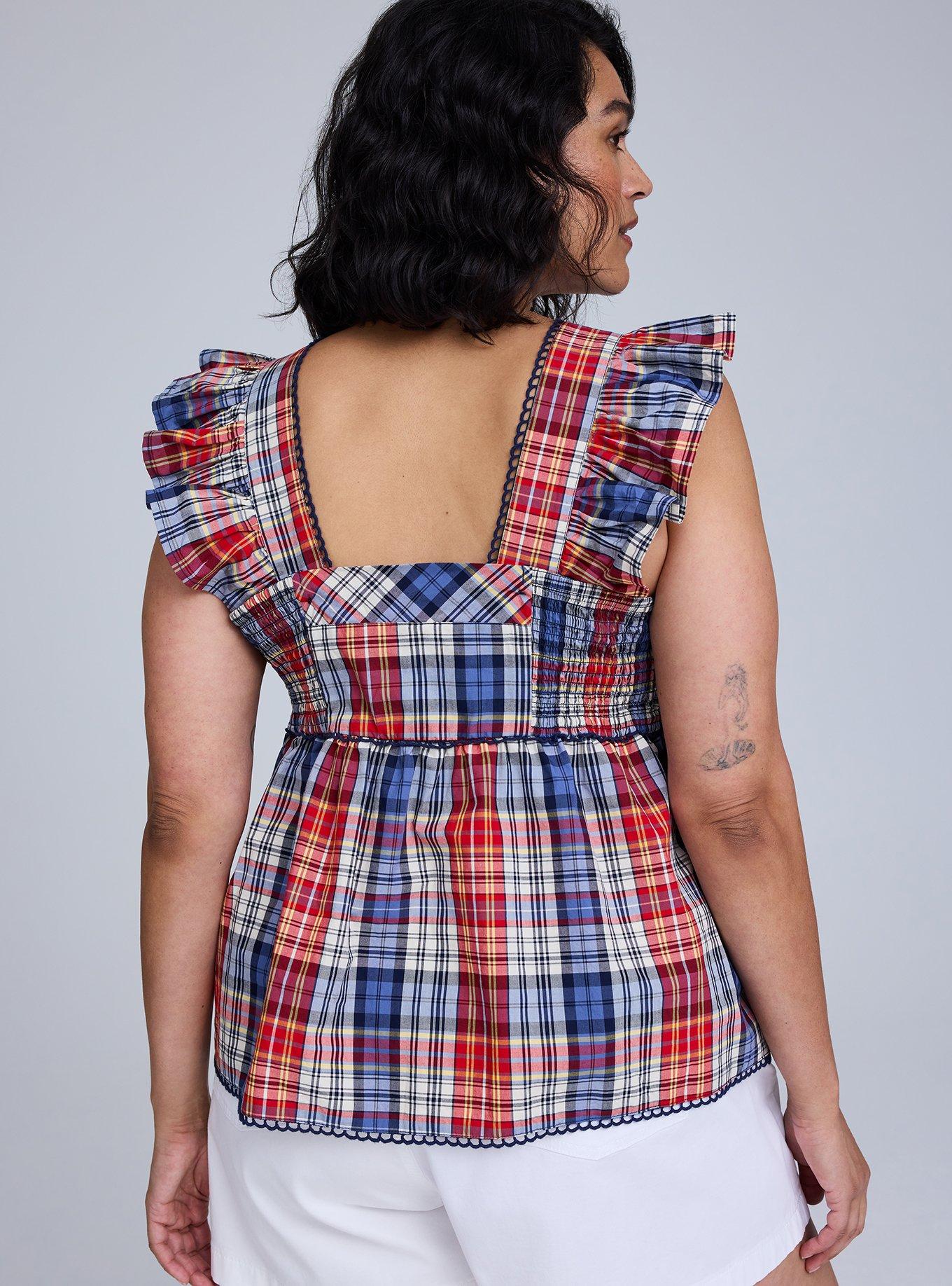 Belle Isle Ruffle Babydoll Top