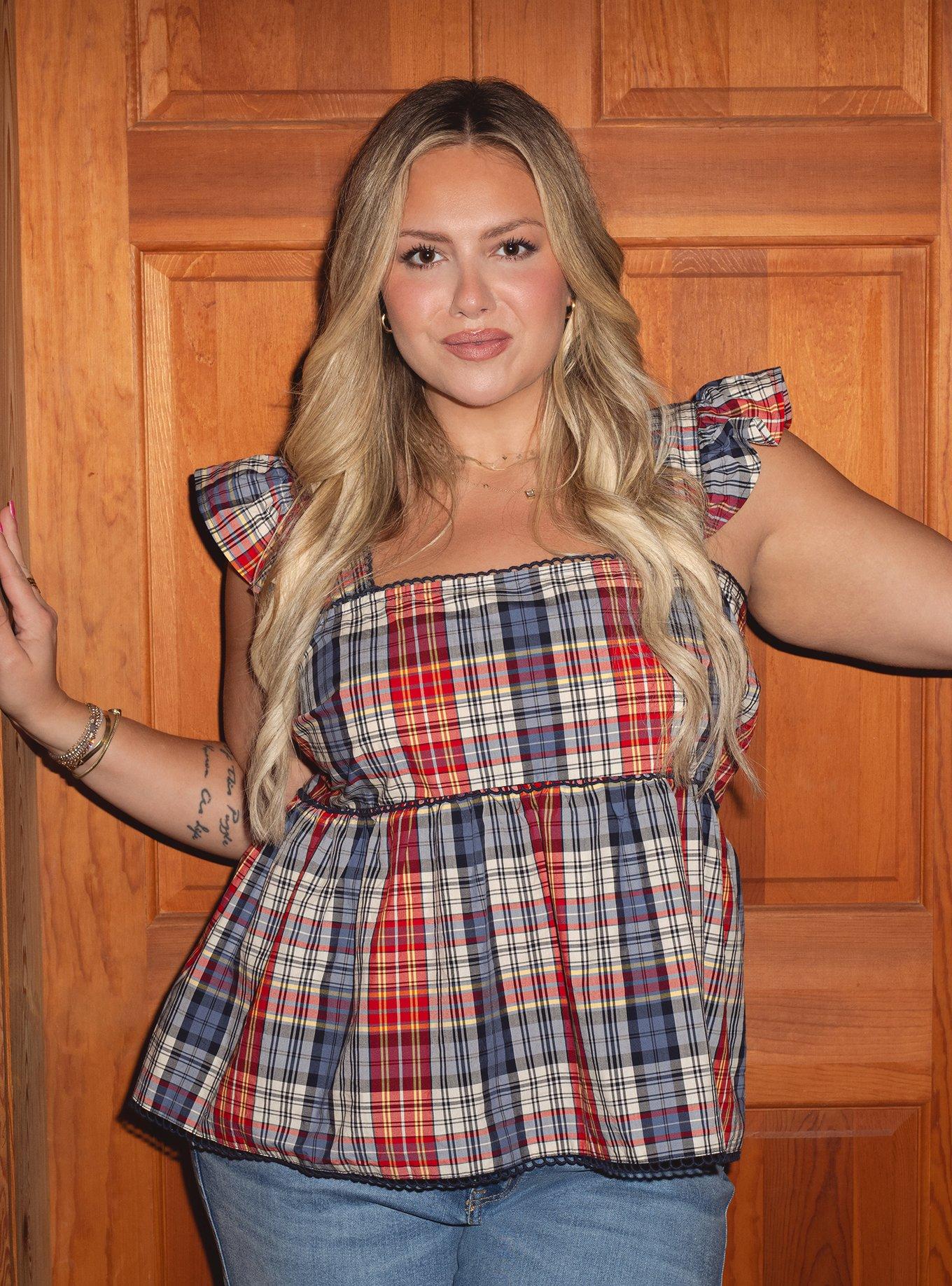 Belle Isle Ruffle Babydoll Top