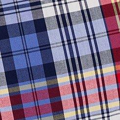 Belle Isle Ruffle Babydoll Top, JACKIE PLAID CLOUD DANCER, swatch