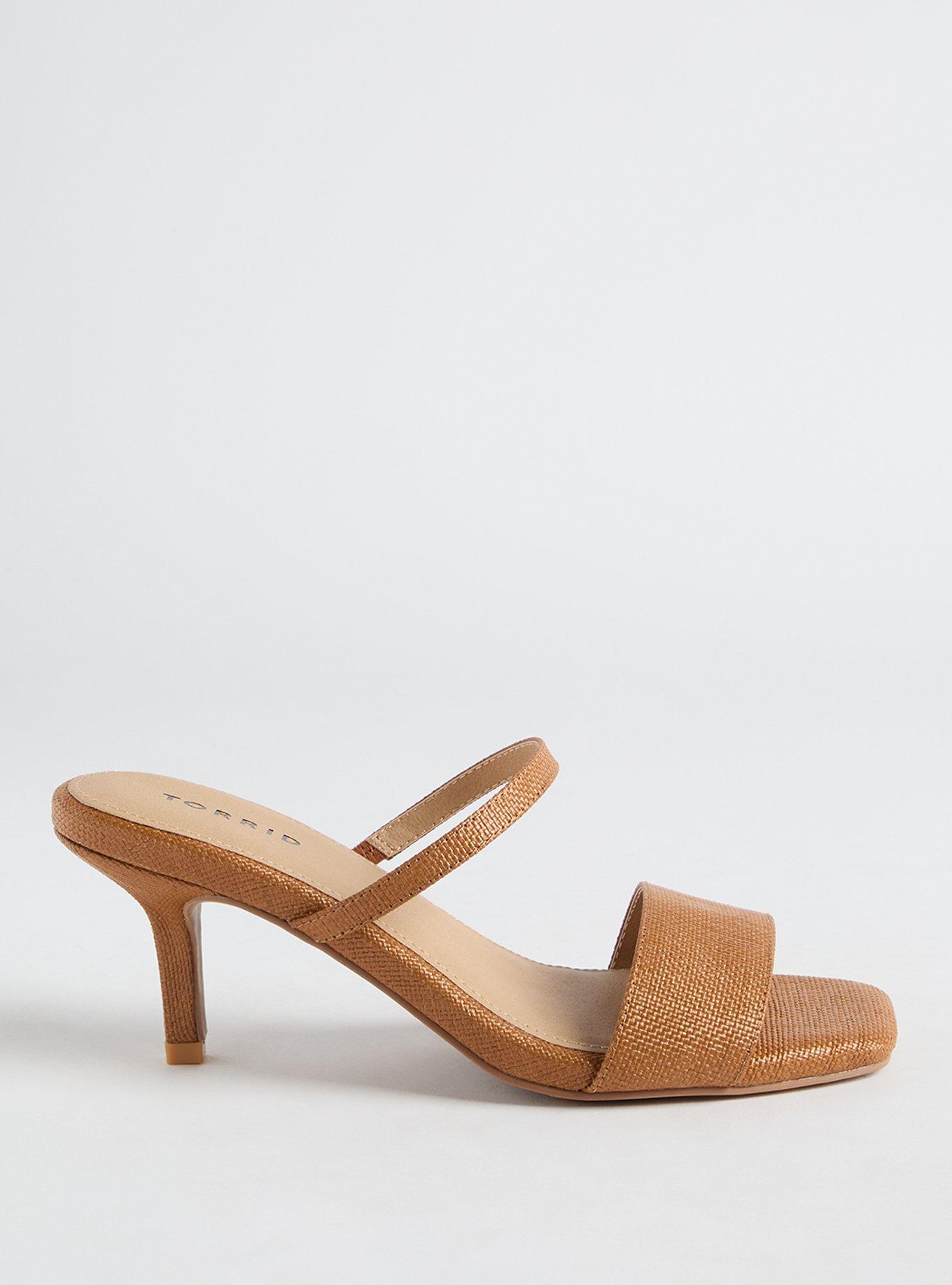 Dual Strap Heeled Mule (WW)