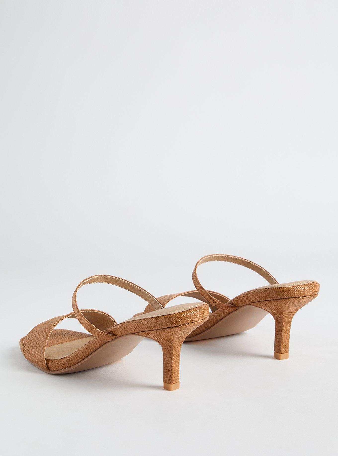 Dual Strap Heeled Mule (WW)