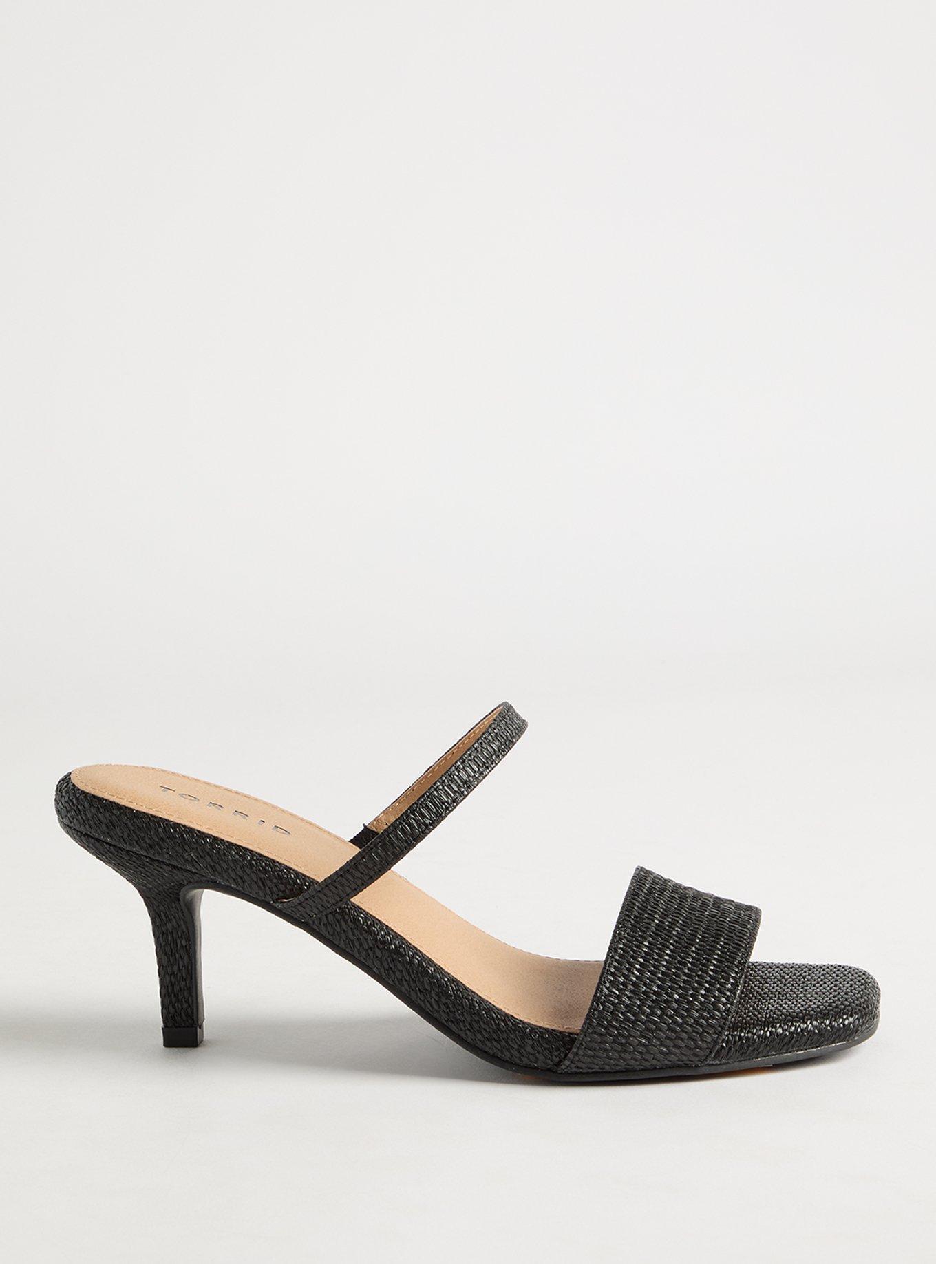 Dual Strap Heeled Mule (WW)