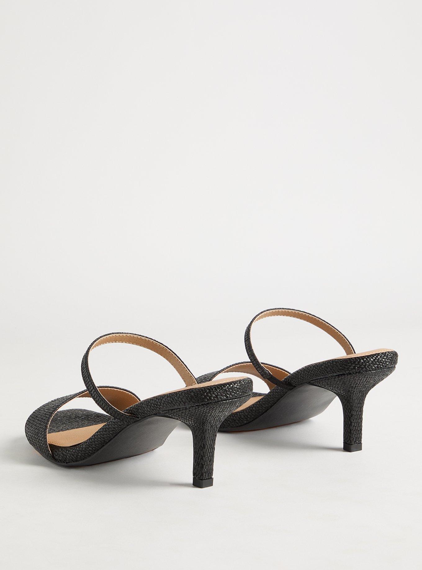 Dual Strap Heeled Mule (WW)