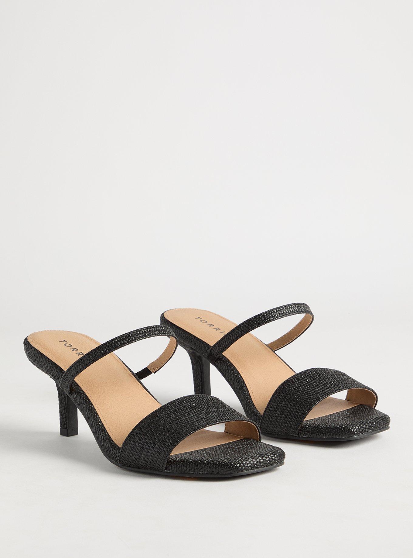 Dual Strap Heeled Mule (WW)