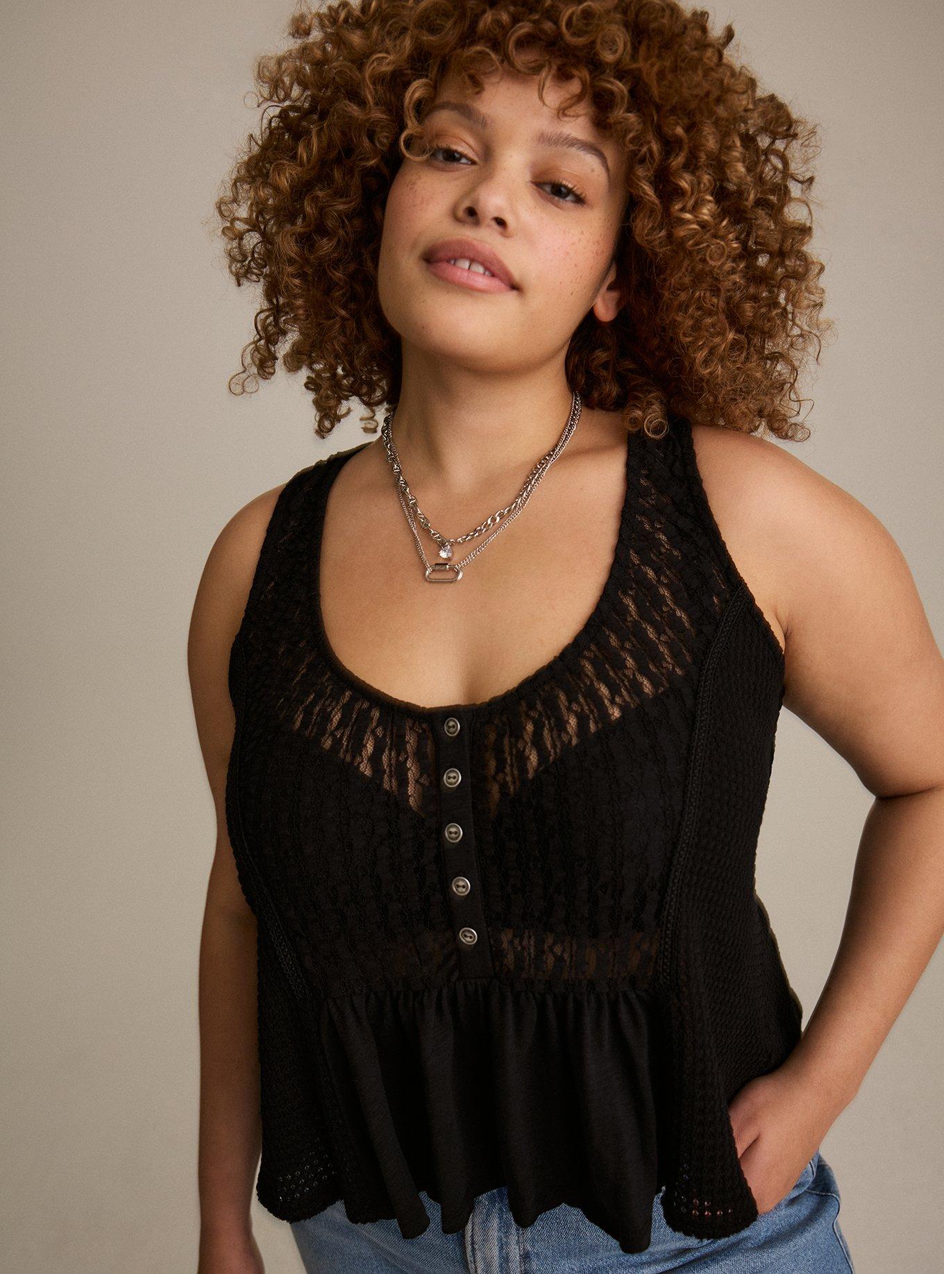 Festi Henley Scoop Tank