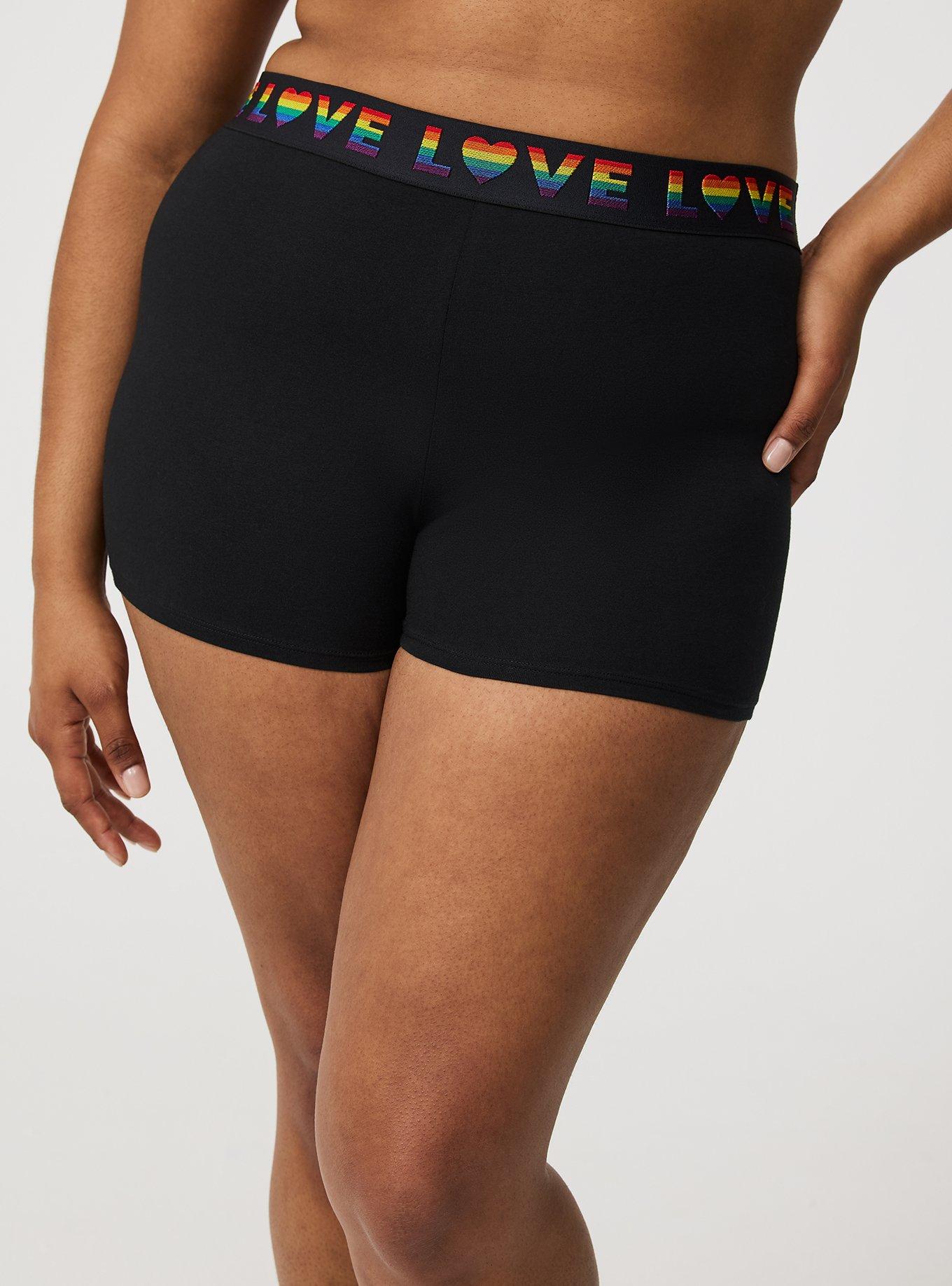 Love Logo High-Rise Cotton Shortie Panty
