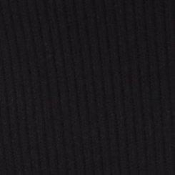 High-Rise Seamless Rib Thong Panty, RICH BLACK, swatch