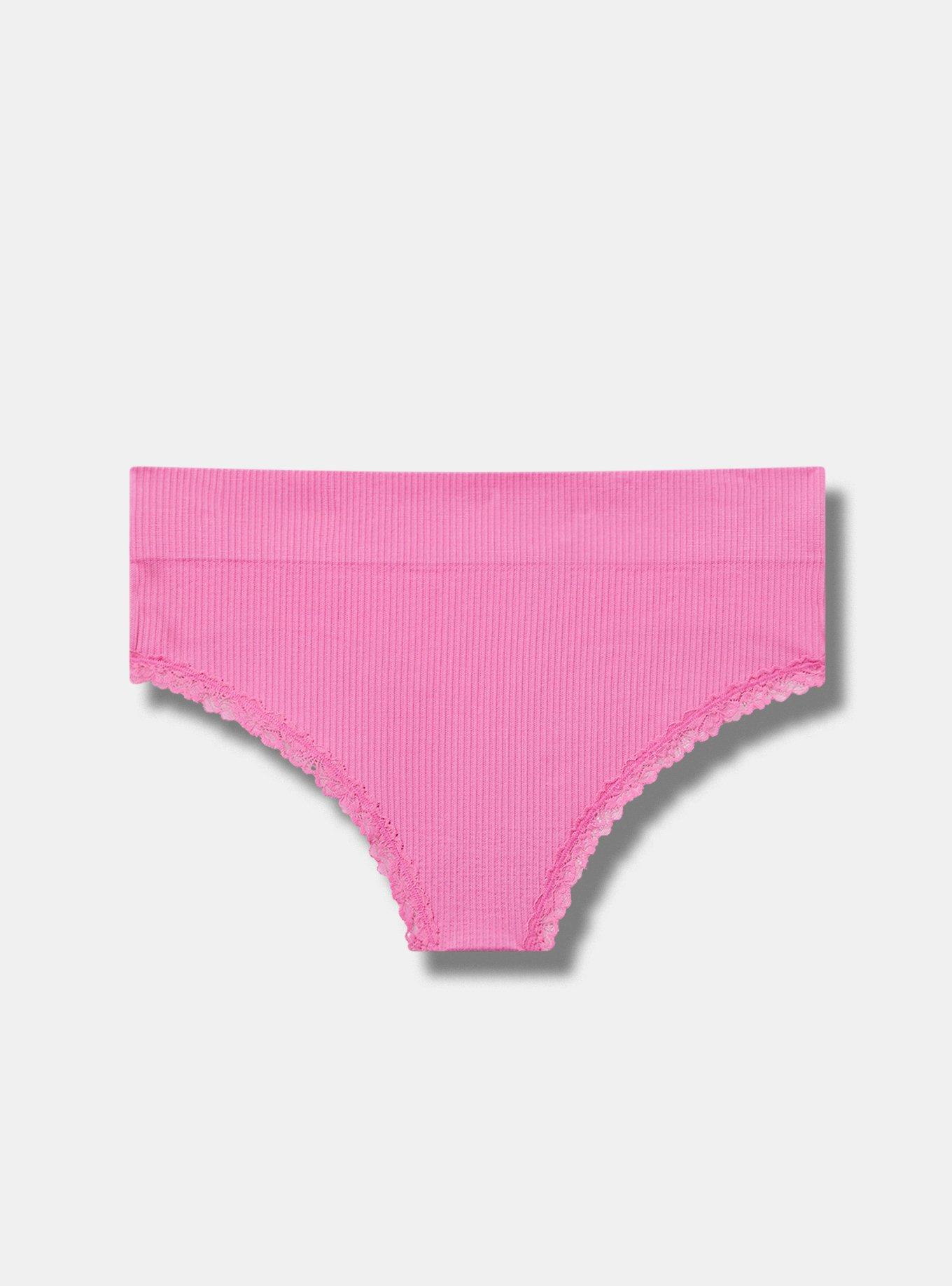 High-Rise Seamless Rib Thong Panty