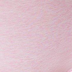 Mid-Rise Cotton Cheeky Panty, PINK FROSTING HEATHER, swatch