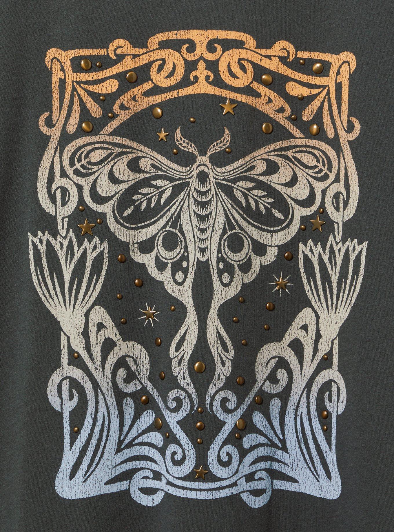 Moth Stars Oversized Tunic Tee