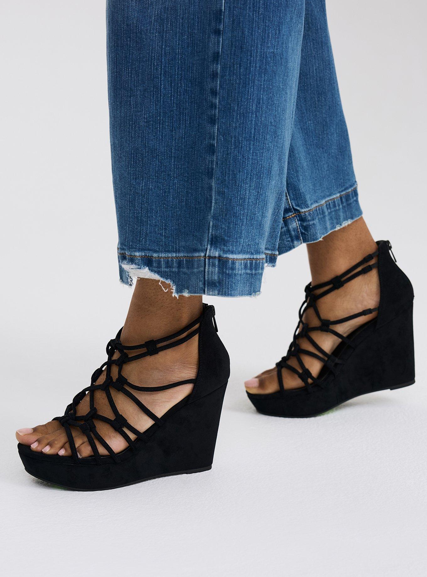 Knotted Caged Platform Wedge (WW)