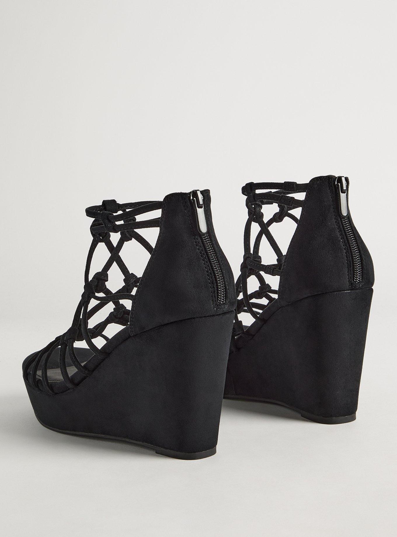 Knotted Caged Platform Wedge (WW)
