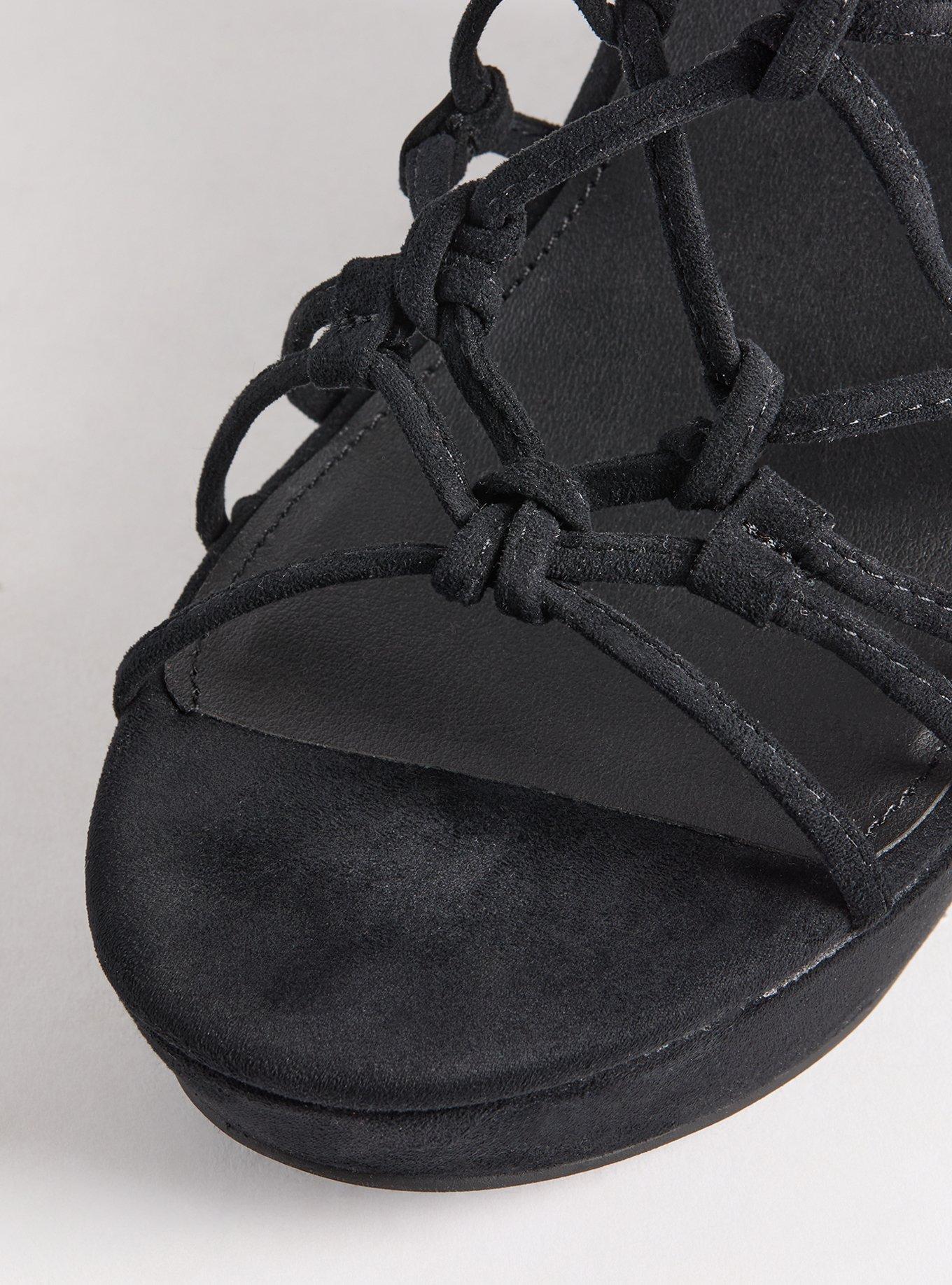 Knotted Caged Platform Wedge (WW)