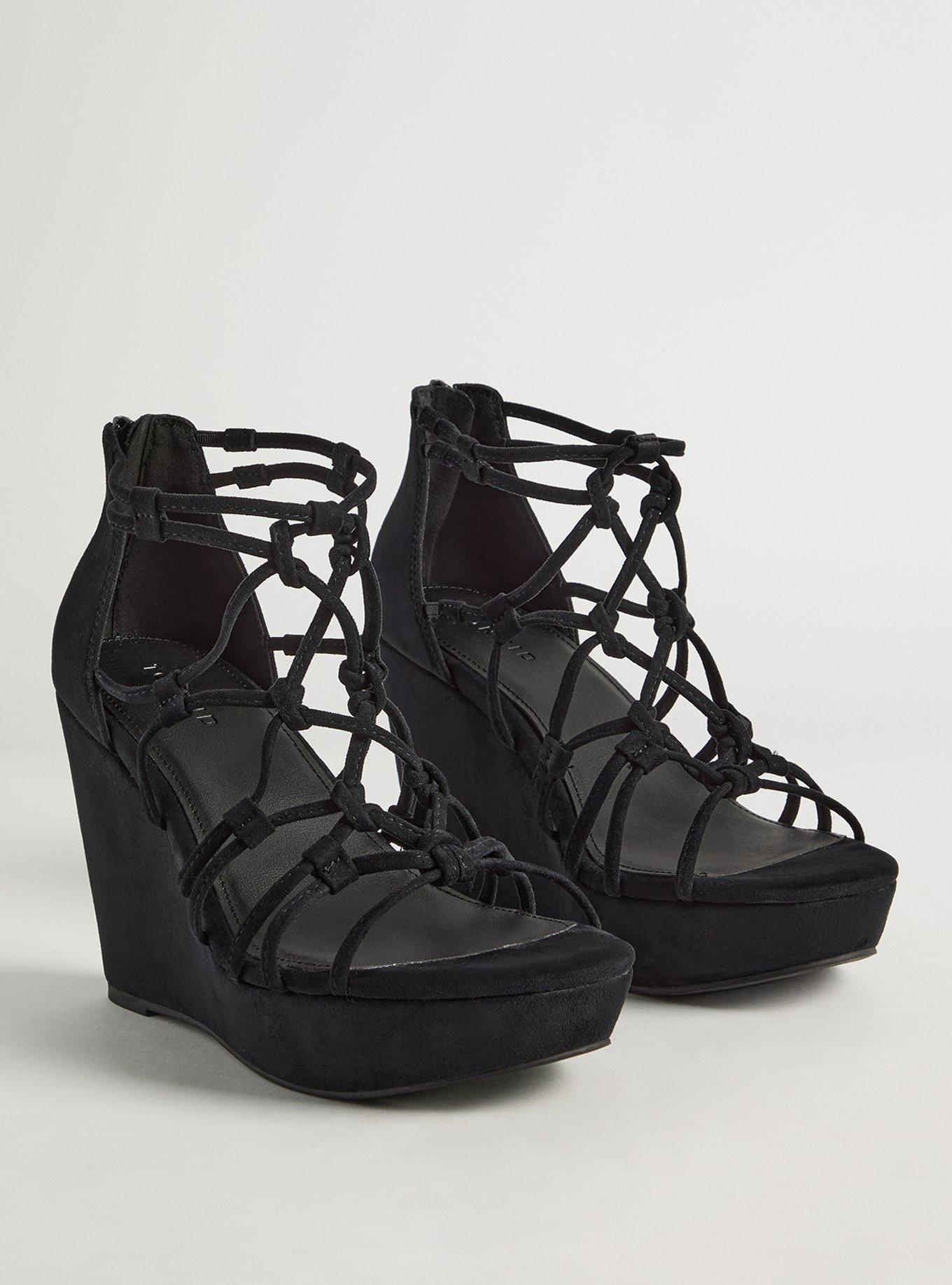 Knotted Caged Platform Wedge (WW)