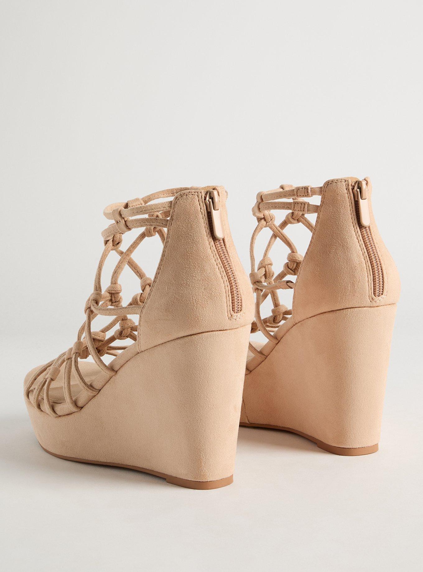 Knotted Caged Platform Wedge (WW)