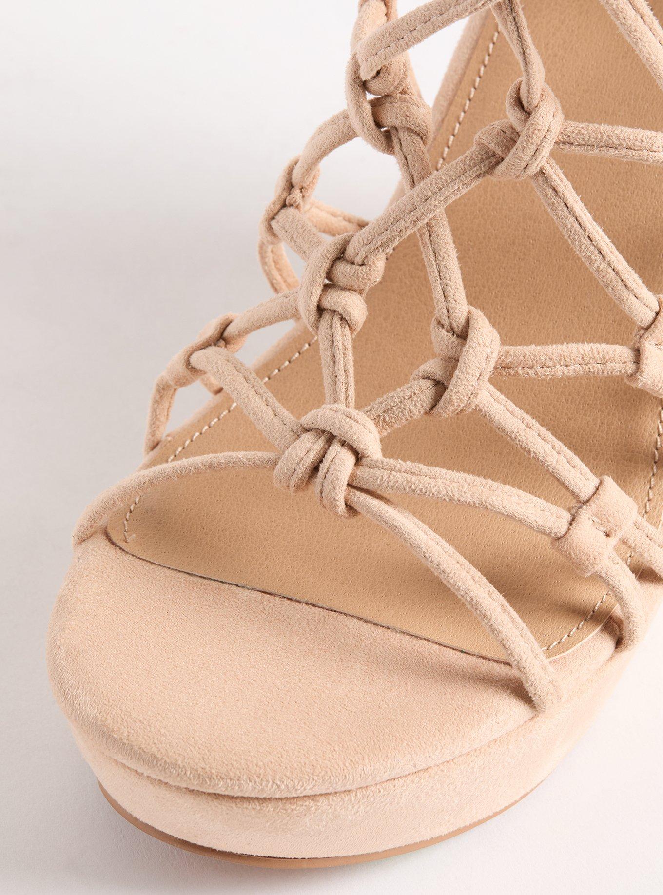 Knotted Caged Platform Wedge (WW)