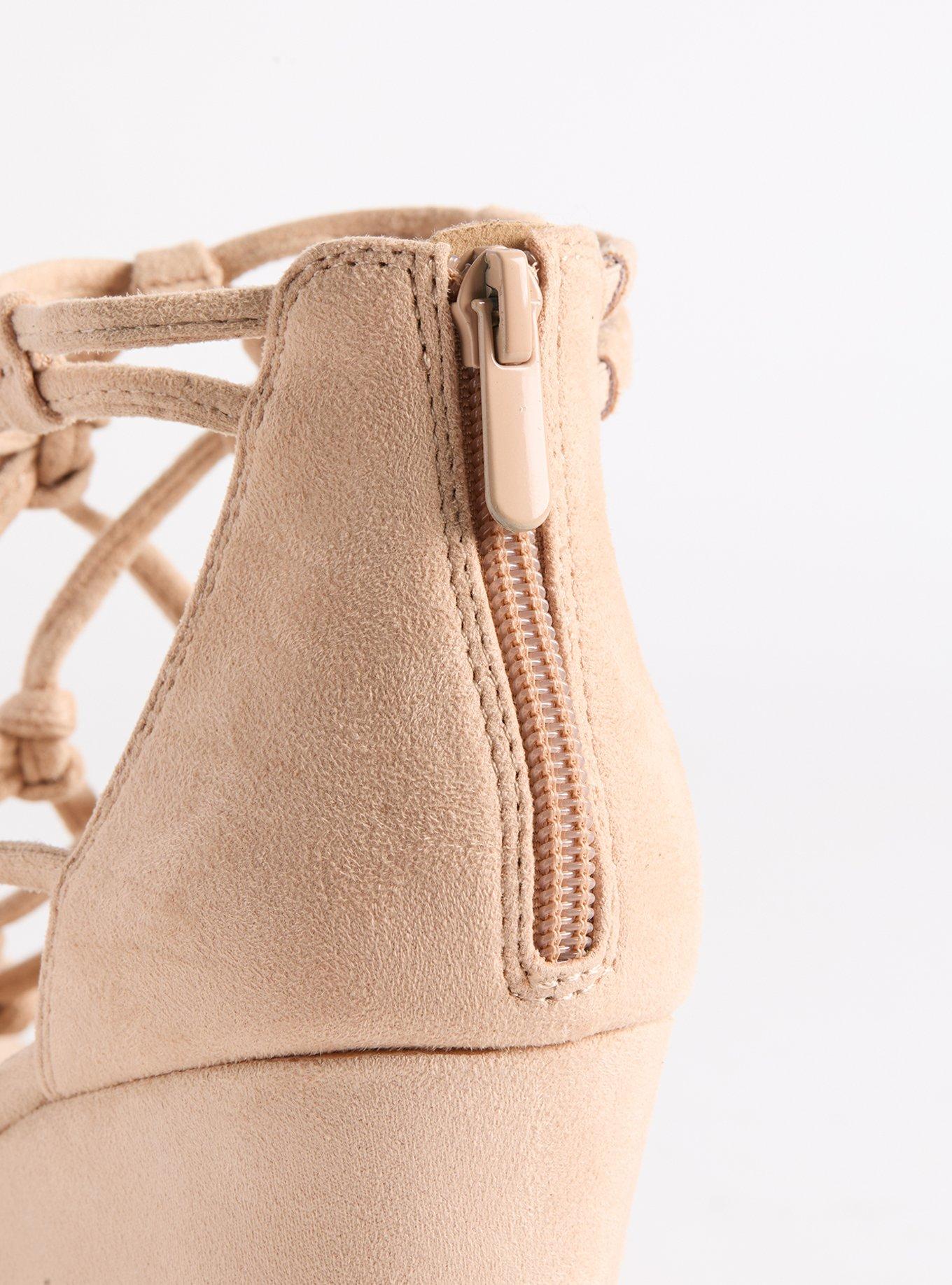 Knotted Caged Platform Wedge (WW