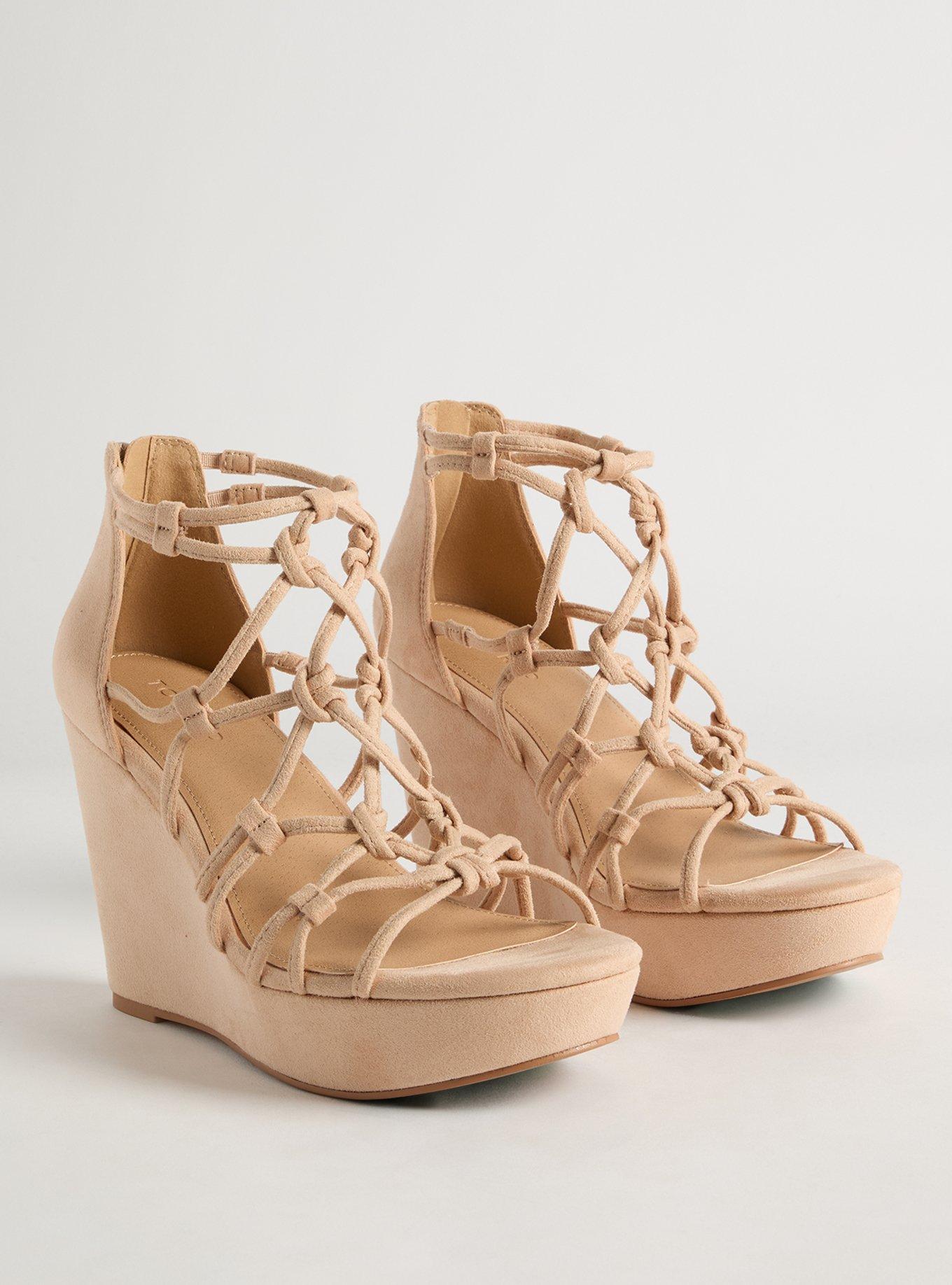 Knotted Caged Platform Wedge (WW)