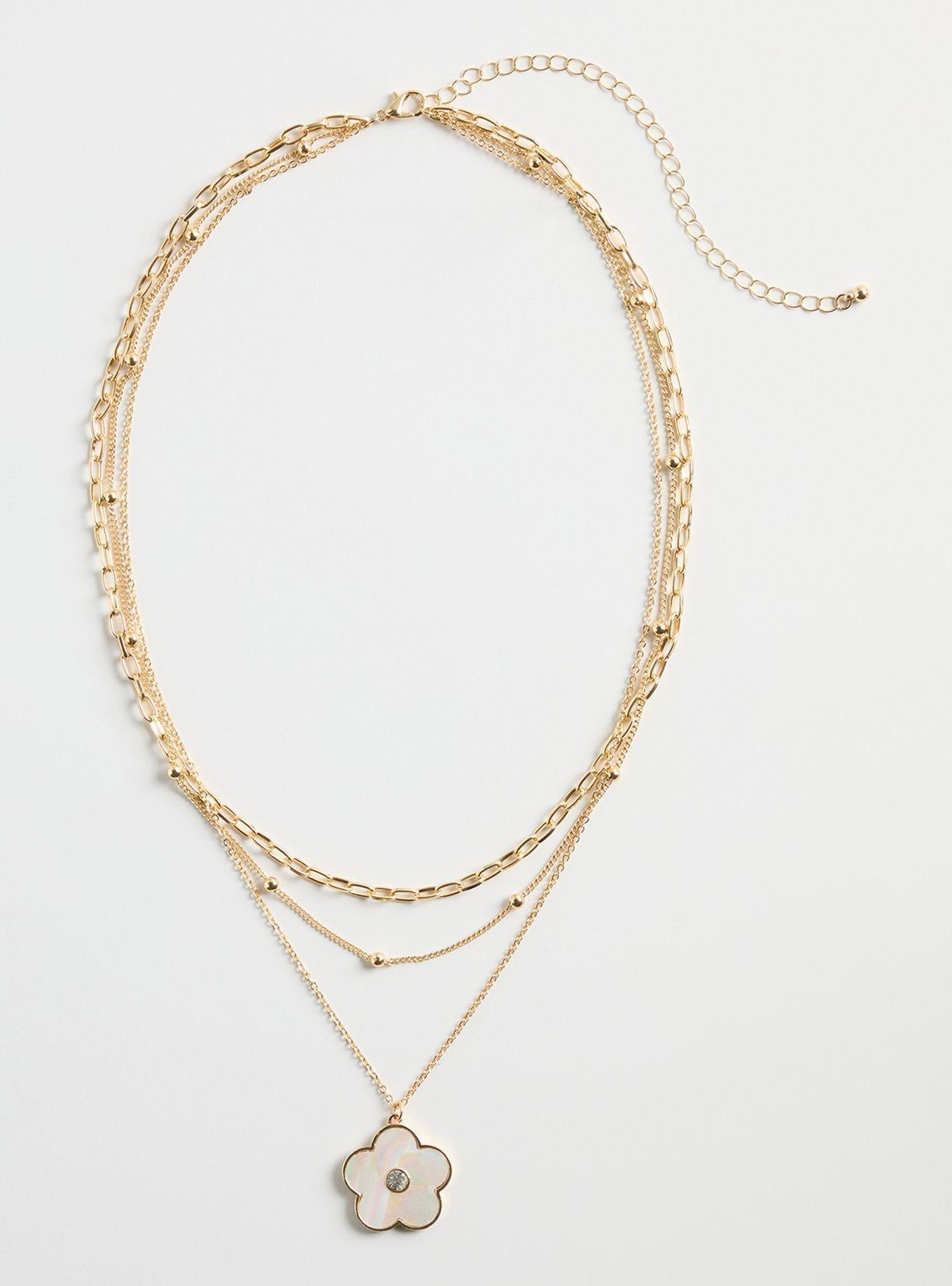 Floral Layered Necklace