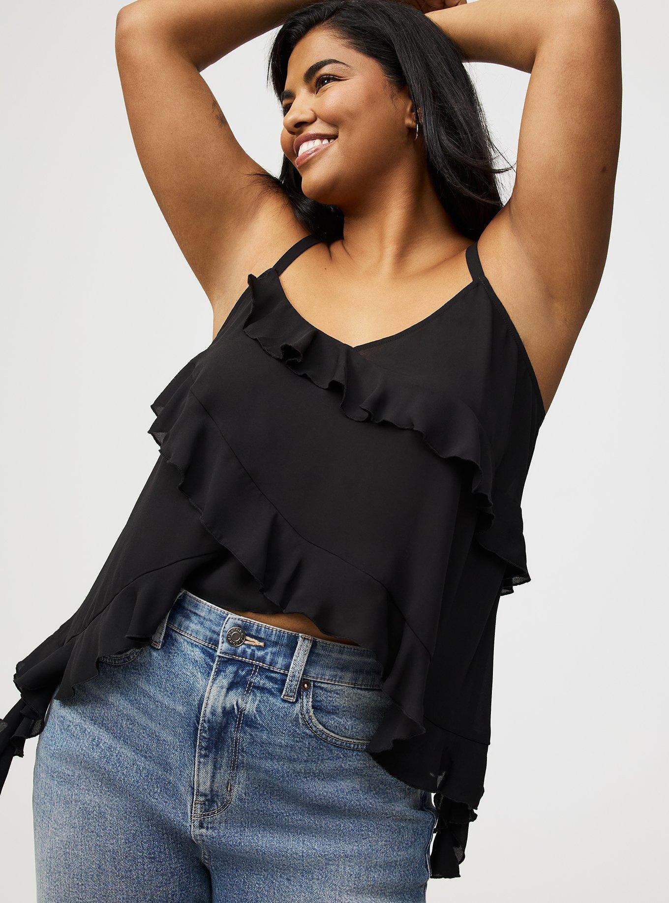 GEORGETTE RUFFLE CAMI