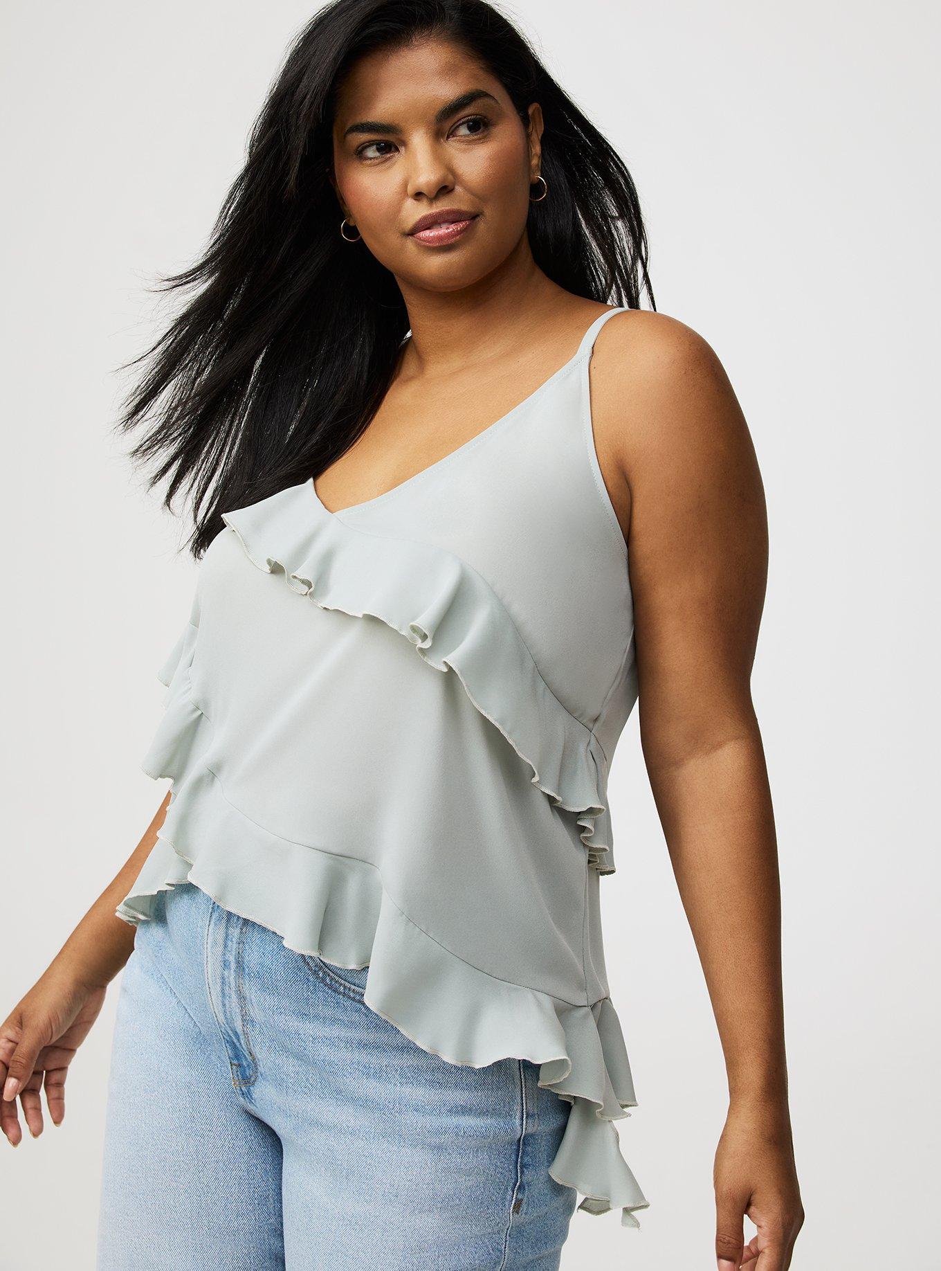 Georgette Ruffle Cami