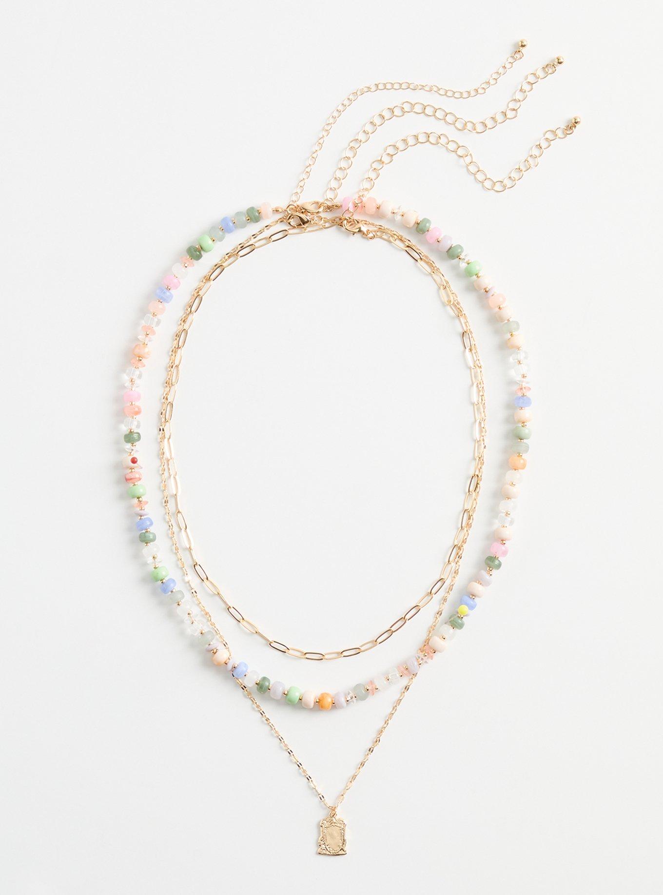Beaded Layered Necklace
