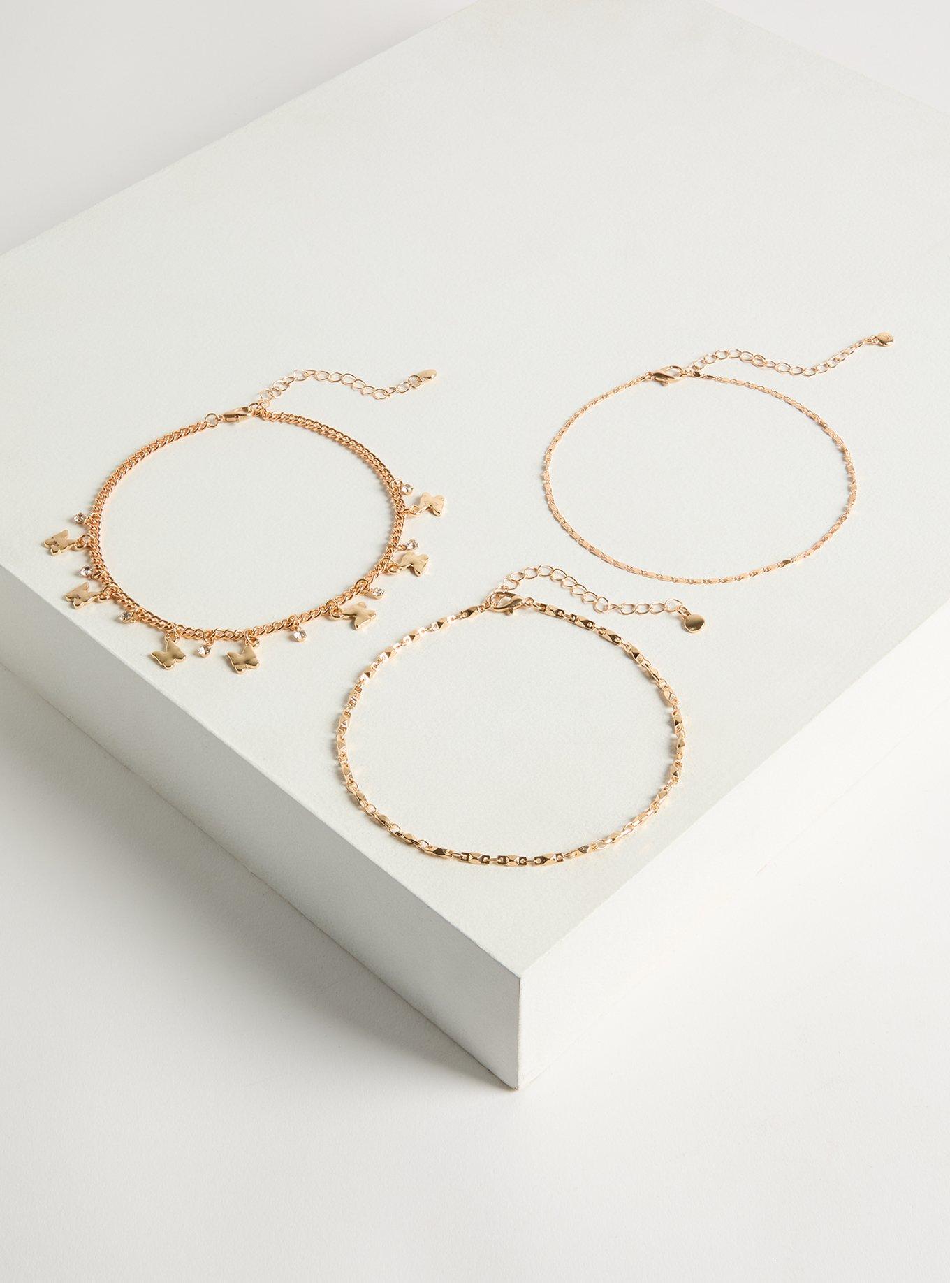 Butterfly Layered Anklet